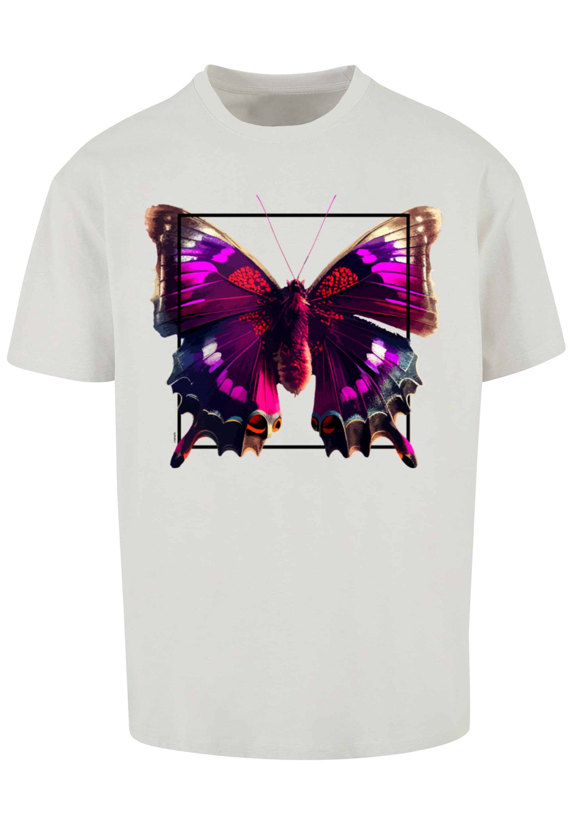 F4NT4STIC T-Shirt "Pink Schmetterling OVERSIZE TEE", Print günstig online kaufen