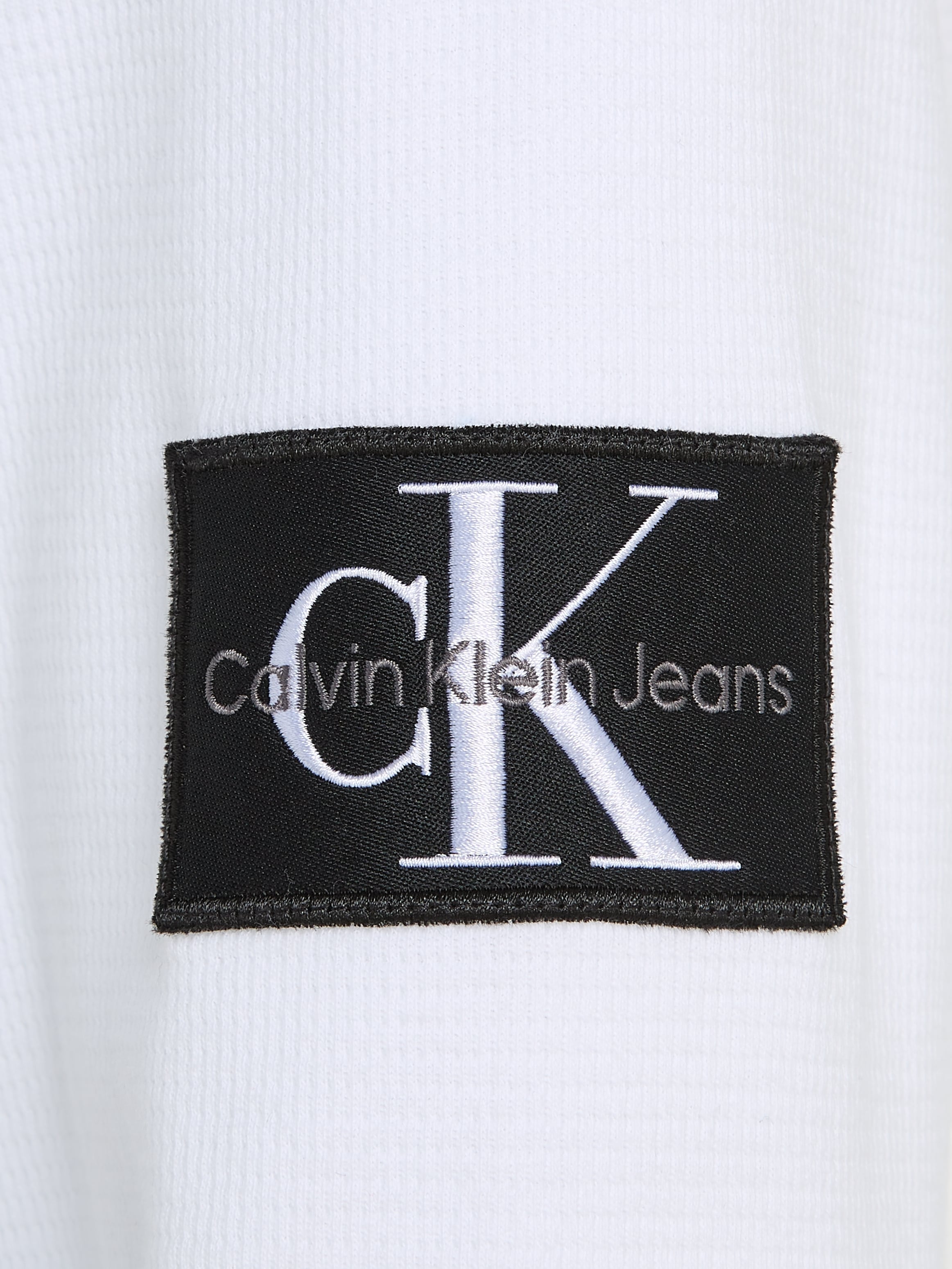 LS Logopatch BAUR TEE«, Langarmshirt ▷ Jeans WAFFLE | Klein kaufen »BADGE mit Calvin