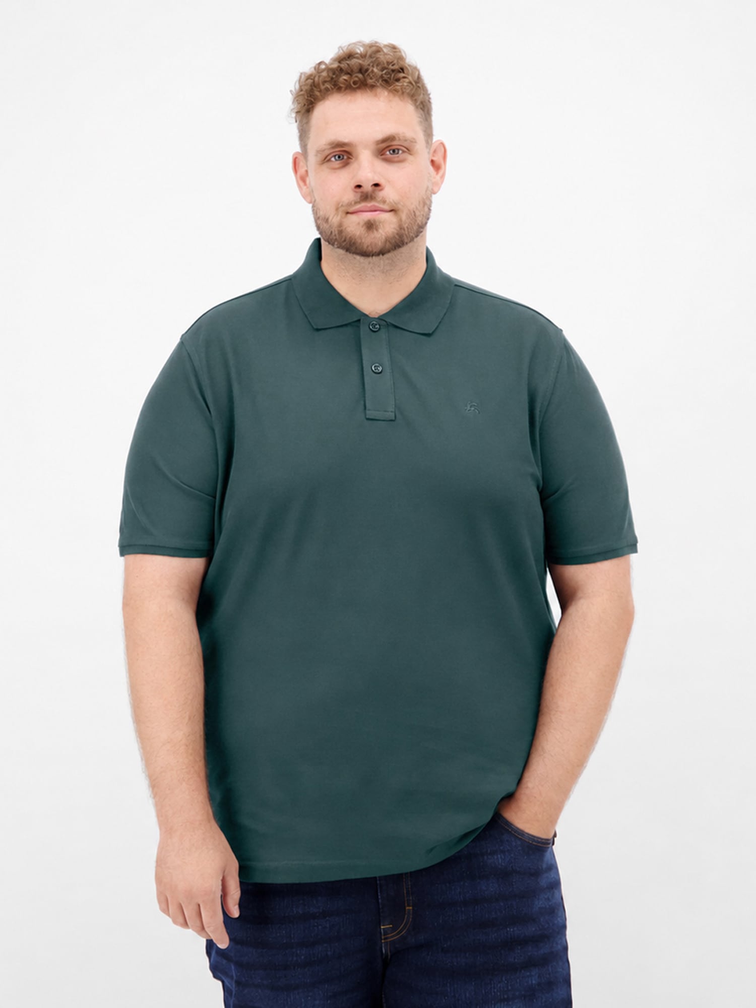 LERROS Poloshirt "Poloshirt in großen Größen aus Cool-&-Dry-Gewebe"