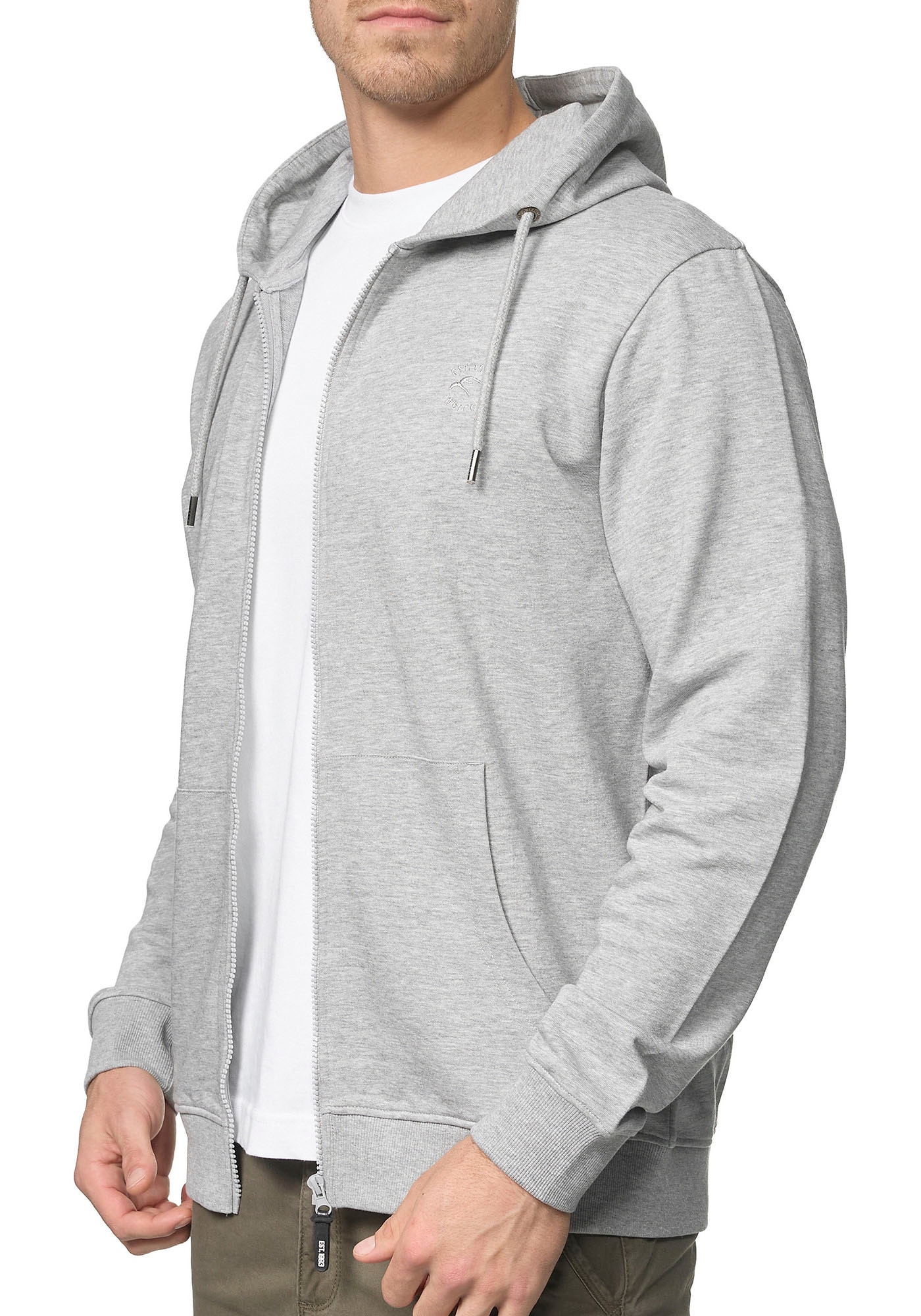 Indicode Kapuzensweatjacke "INWalton" günstig online kaufen