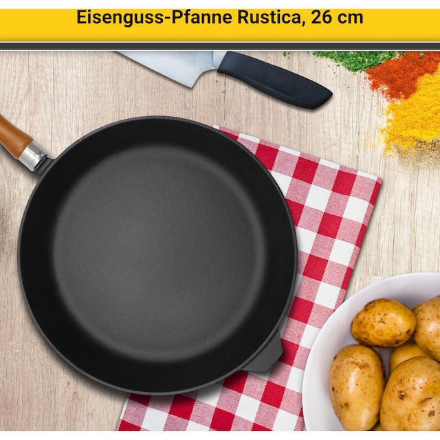 Krüger Bratpfanne »Rustica«, Gusseisen, (1 tlg.), Induktion bestellen | BAUR