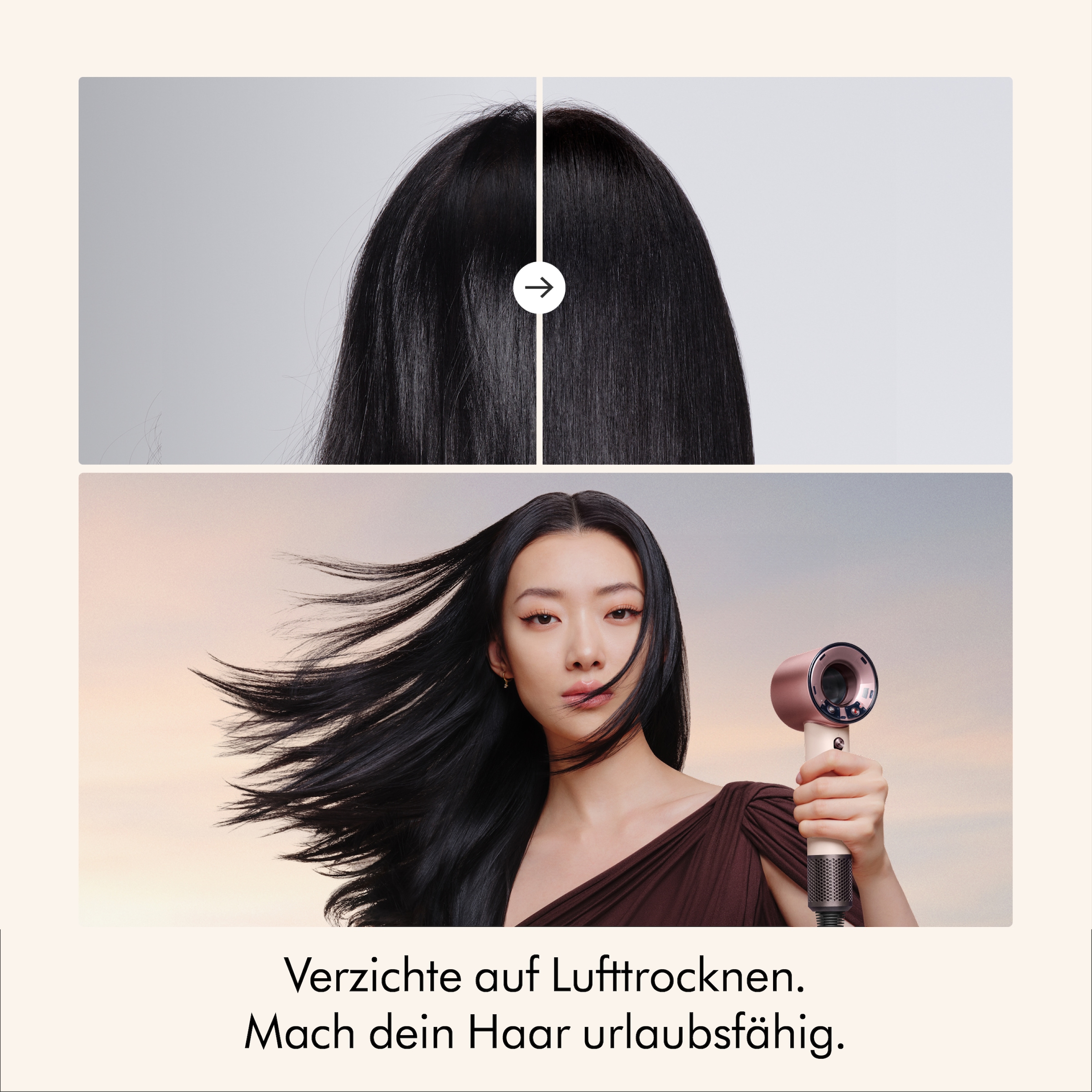 DYSON Haartrockner »Supersonic™ Travel Haartrockner« 1.200 W 1 Aufsätze perfekt für unterwegs, intelligente Temperaturregulierung
