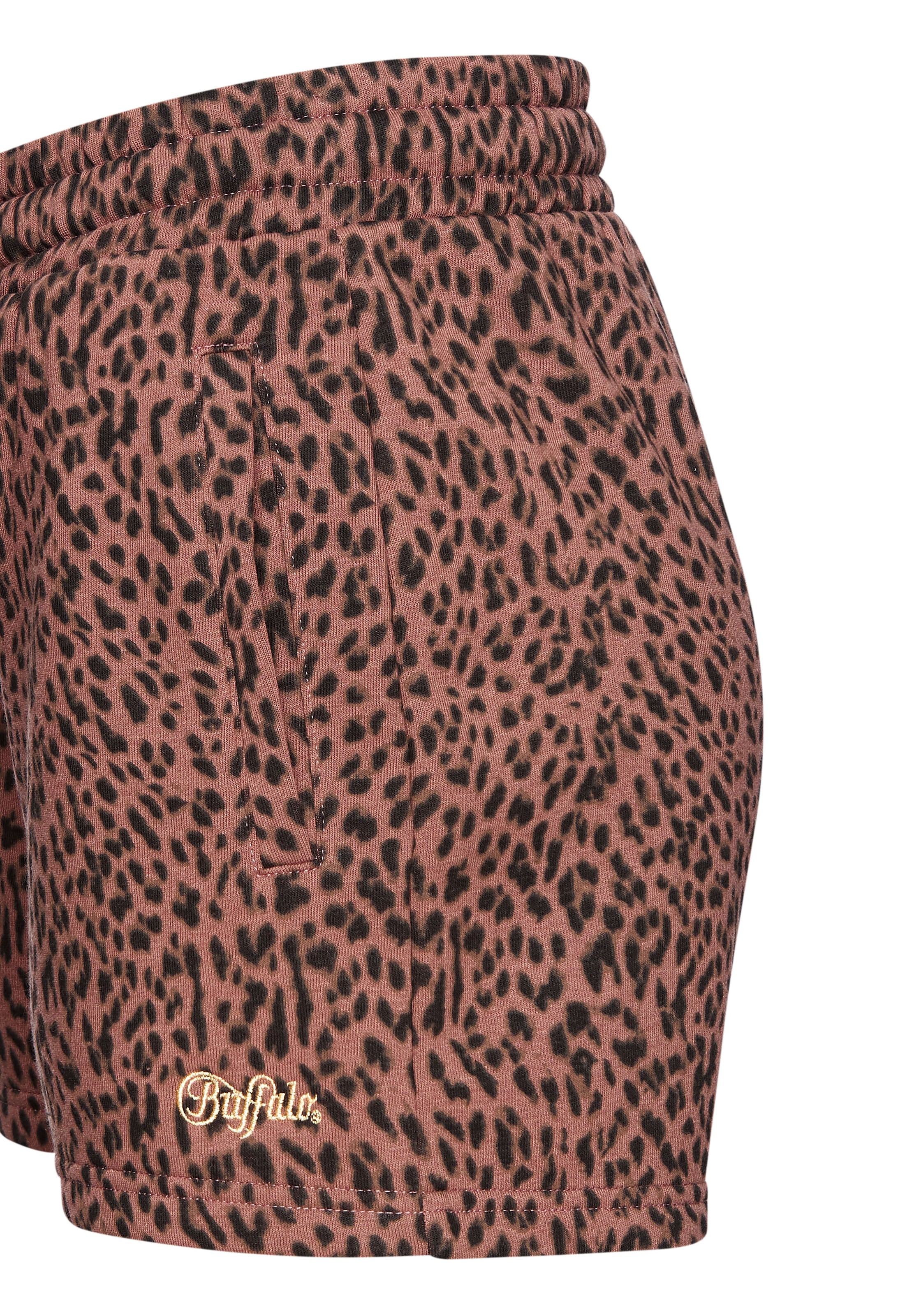 Buffalo Sweatshorts, mit seitlichem Rippeinsatz und Logostickerei