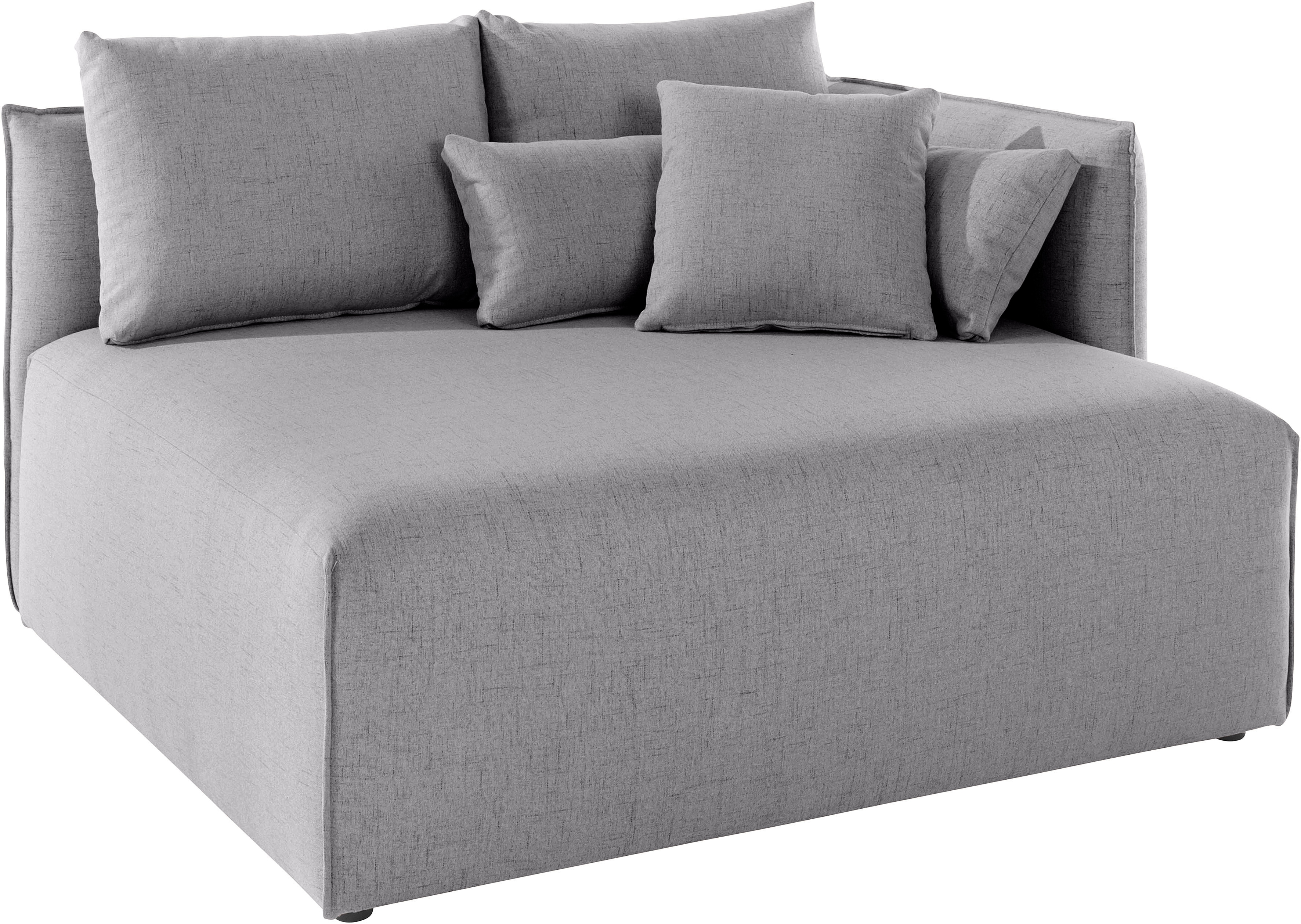OTTO home Ottomane "Nöre" kurzes Lounge-Modul - zum Zusammenstellen, Breite 138 cm, Tiefe 128 cm