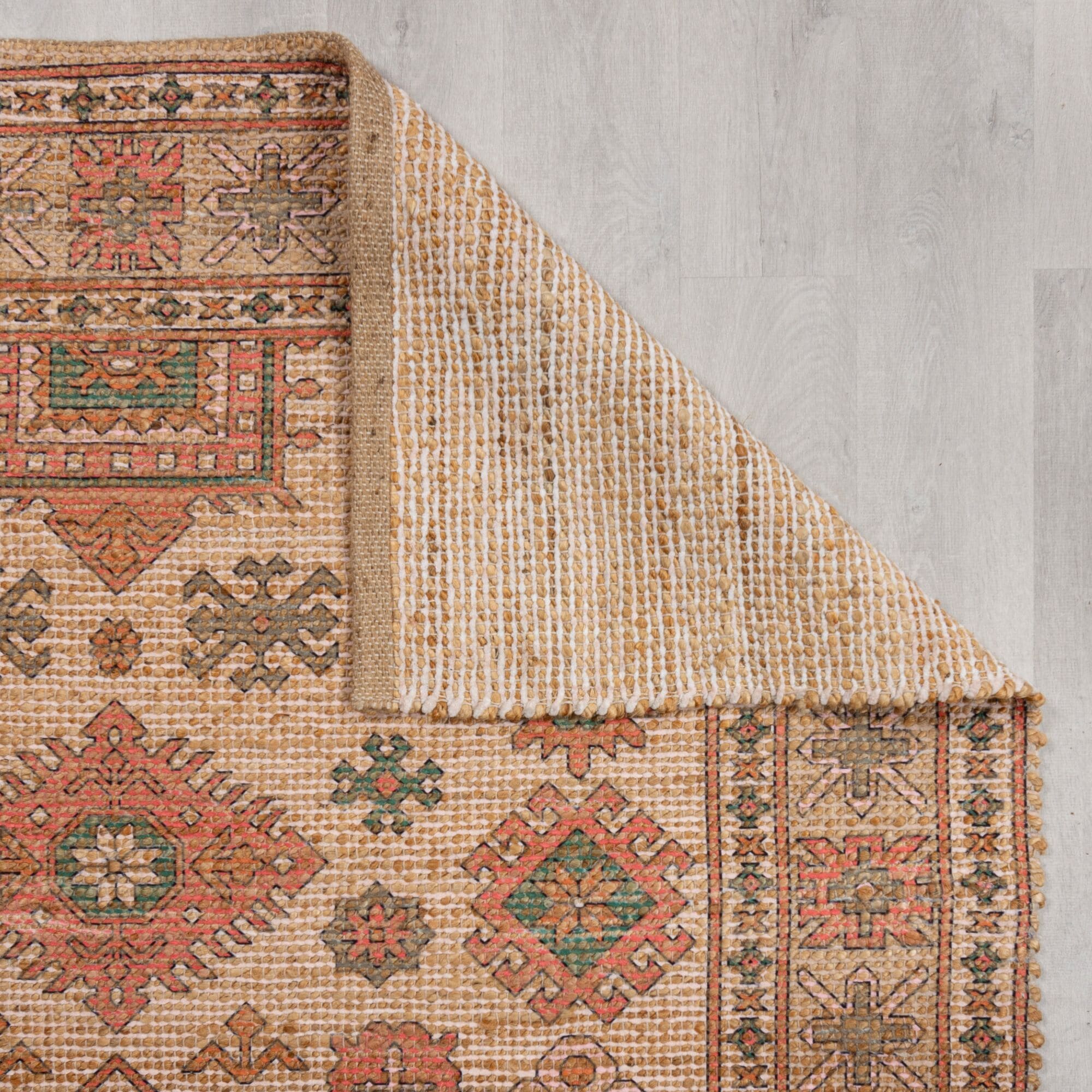 FLAIR RUGS Teppich, rechteckig, 7 mm Höhe, Chenille-Jutemischung
