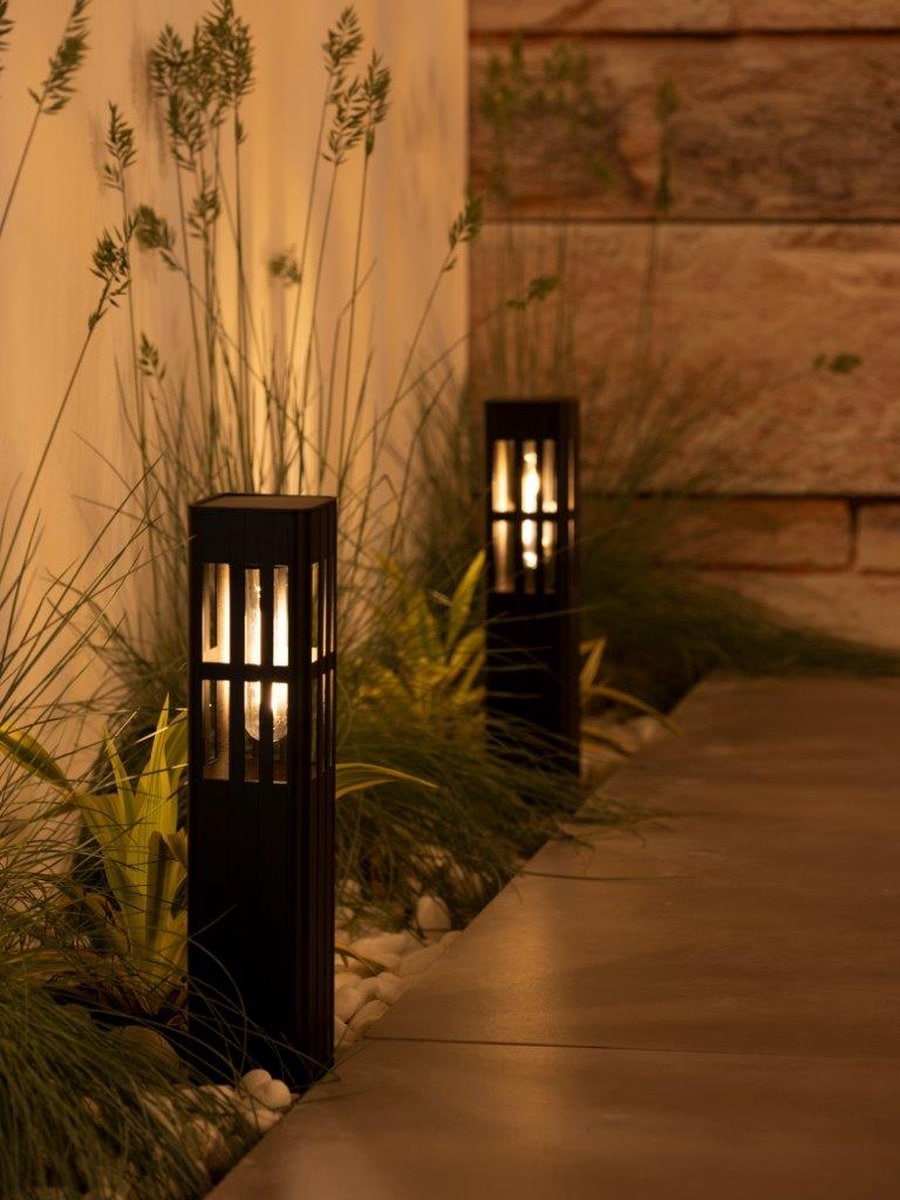 LUXFORM Gartenleuchte »Luxform Solar Florida«, Leuchtmittel LED-Modul | LED fest integriert, LED-Gartenleuchte, Solarenergie, warmweiß, aus Aluminium, IP44