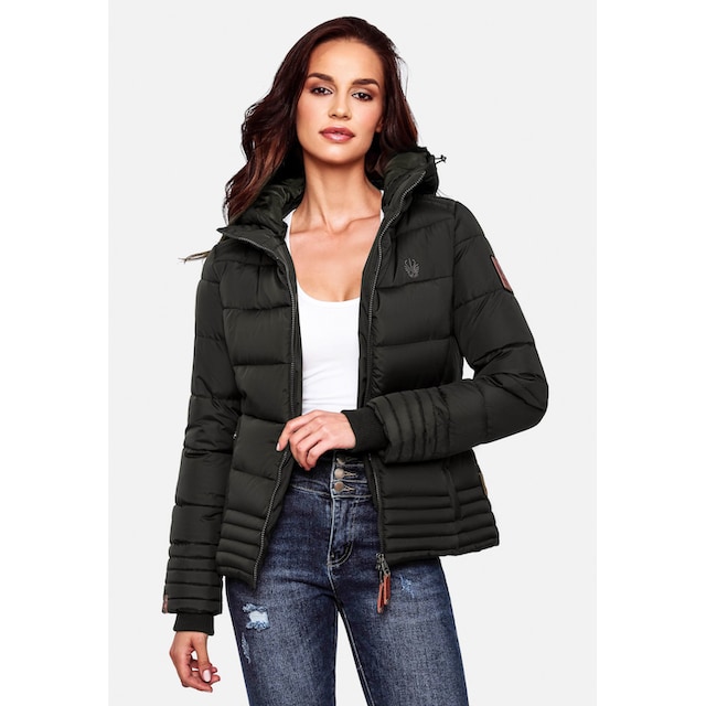 Marikoo Winterjacke »Sole«, mit Kapuze, modisch taillierte Damen Steppjacke  für den Winter online kaufen | BAUR