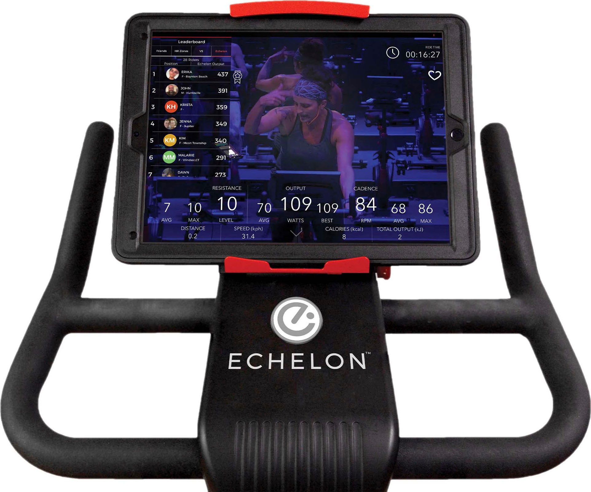 Echelon Heimtrainer »EX-3 Smart Connect«, Schwungmasse ca. 14 kg, 32 Widerstandsstufen