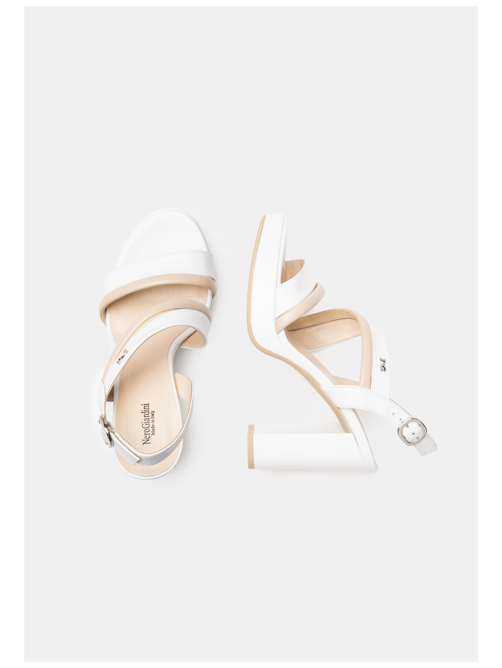 Nero Giardini High-Heel-Sandalette »Nero Giardini Sandalen Leder«