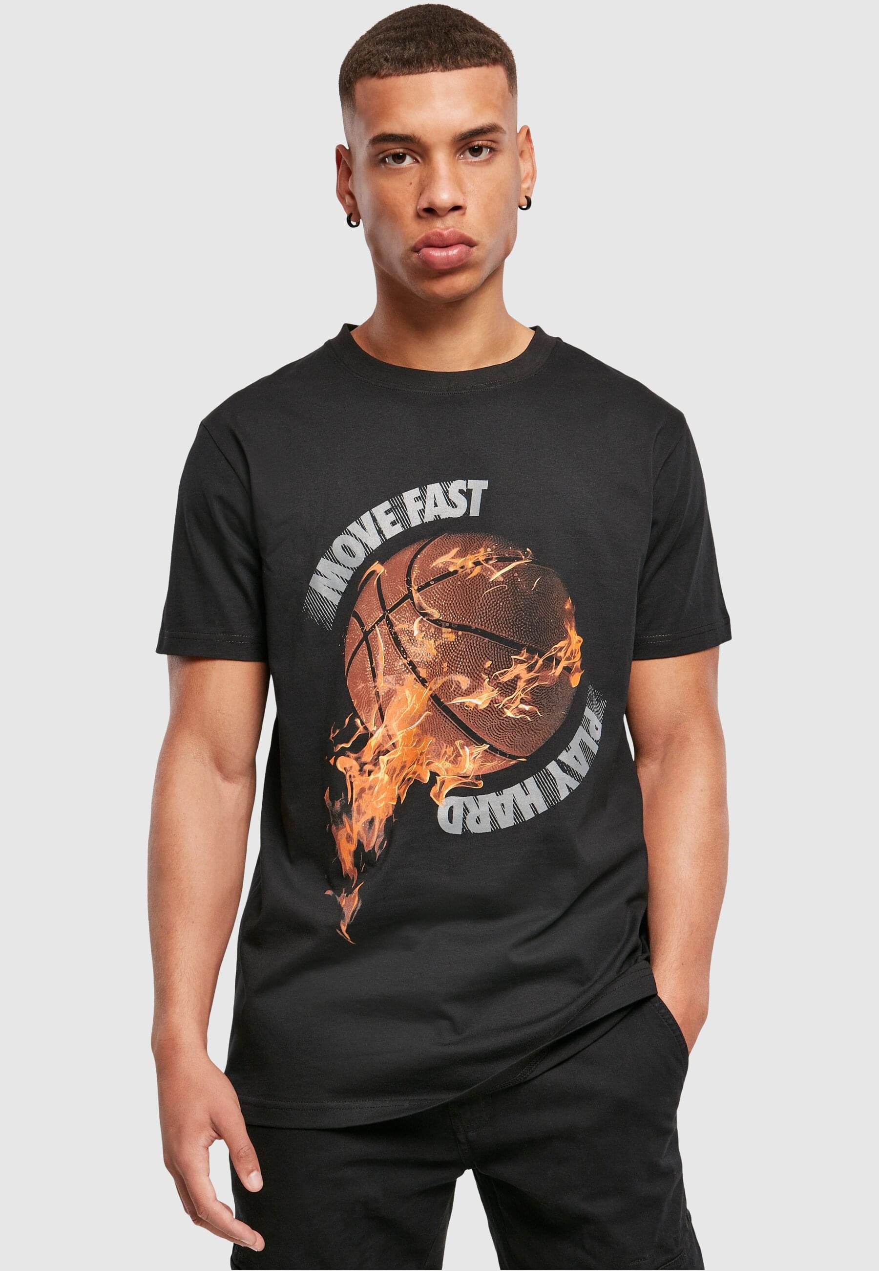 Thumbnail - MisterTee T-Shirt "MisterTee Herren Burning BBall Tee", (1 tlg.)