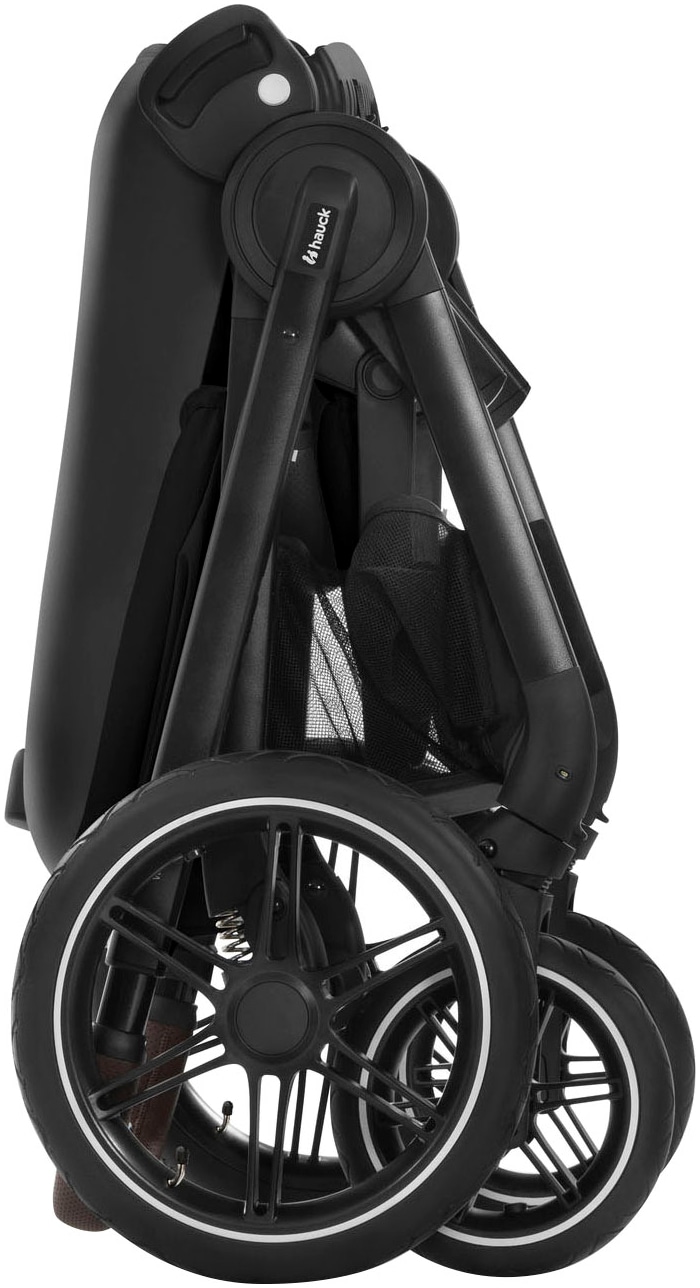 Hauck Kombi-Kinderwagen »Walk N Care Air Set, black«, 22 kg, belastbar bis 22 kg