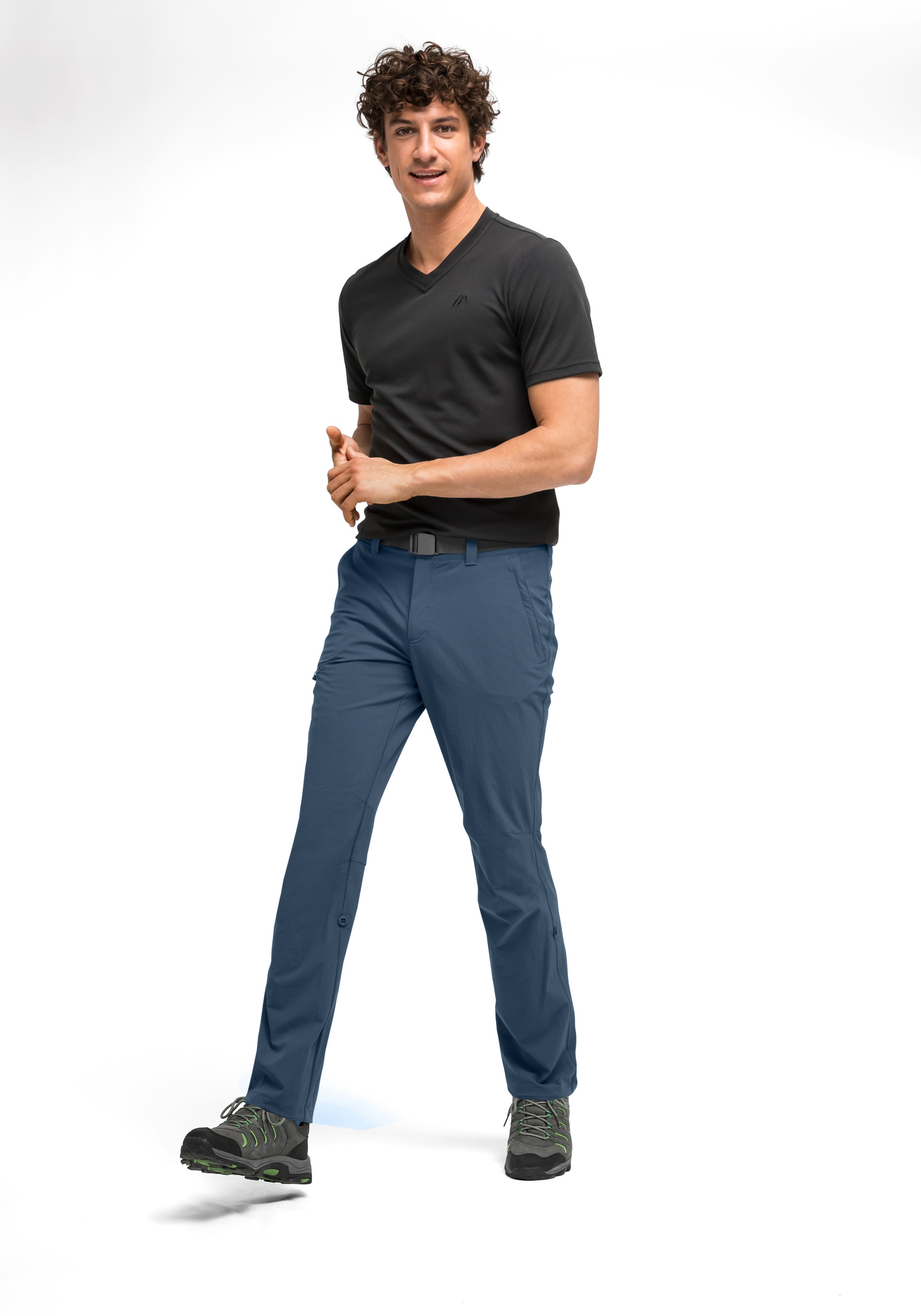 Maier Sports Funktionshose »Nil«, Herren Wanderhose, atmungsaktive Outdoor-Hose mit Roll up Funktion