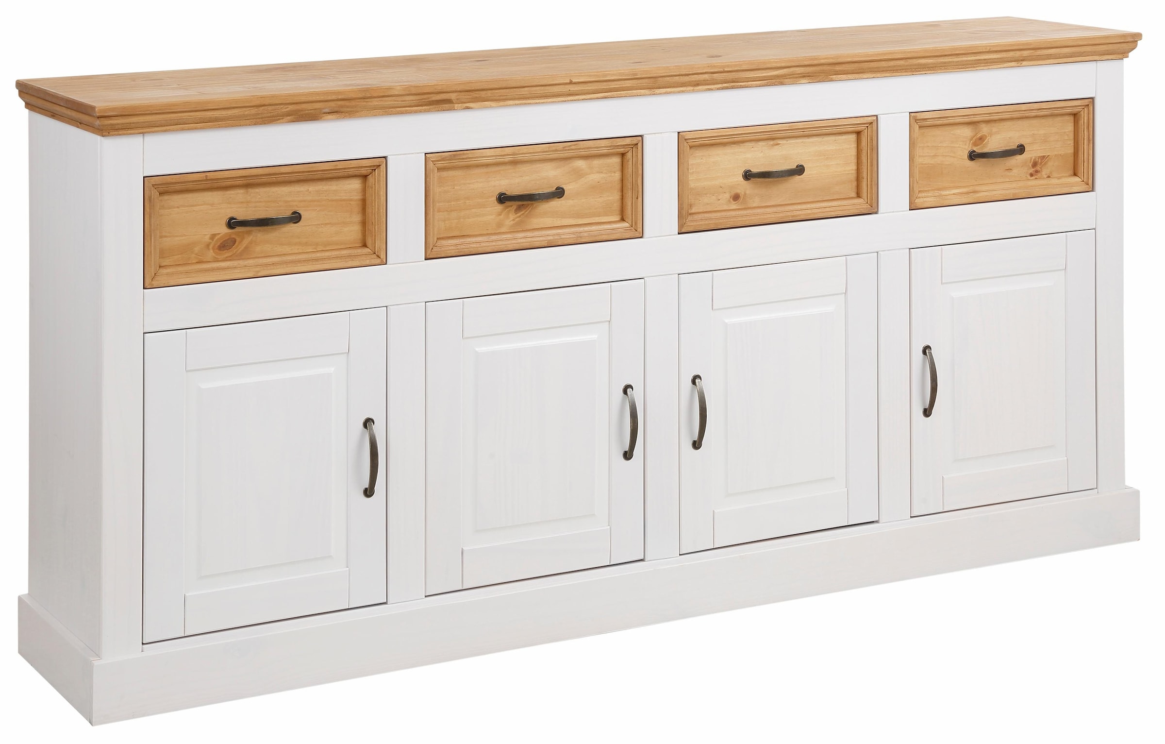 Home affaire Sideboard "Selma", Kommode mit 4 Türen und 4 Schubkästen. Brei günstig online kaufen