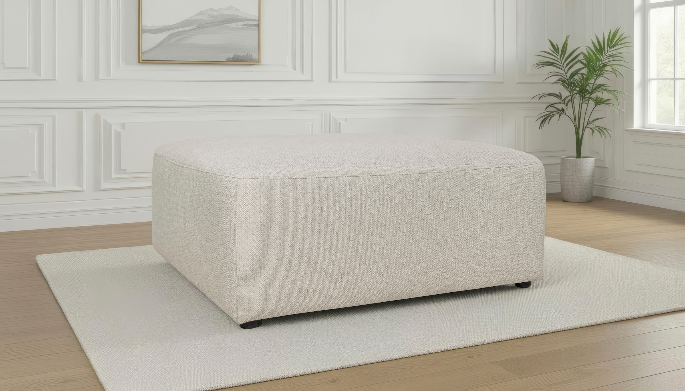 OTTO home Polsterhocker "Koa, Hocker, passend zur Modulserie KOA" in Websto günstig online kaufen