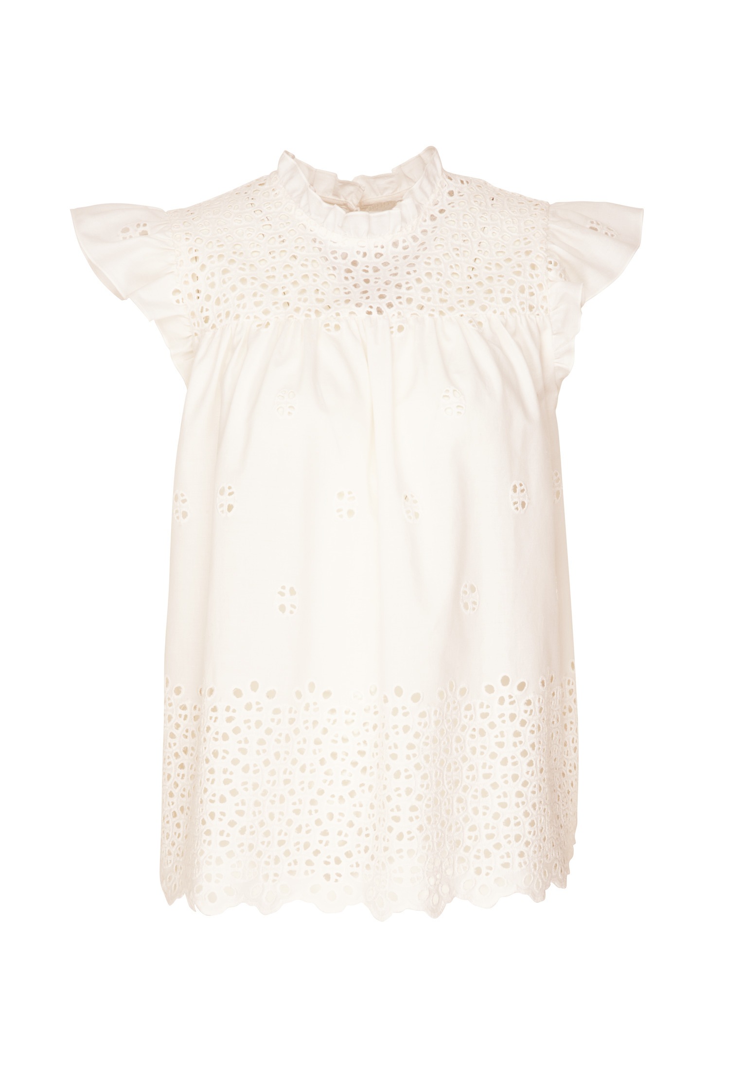 seidensticker Shirtbluse »Schwarze Rose«, Ohne Arm Rückenausschnitt Stickerei