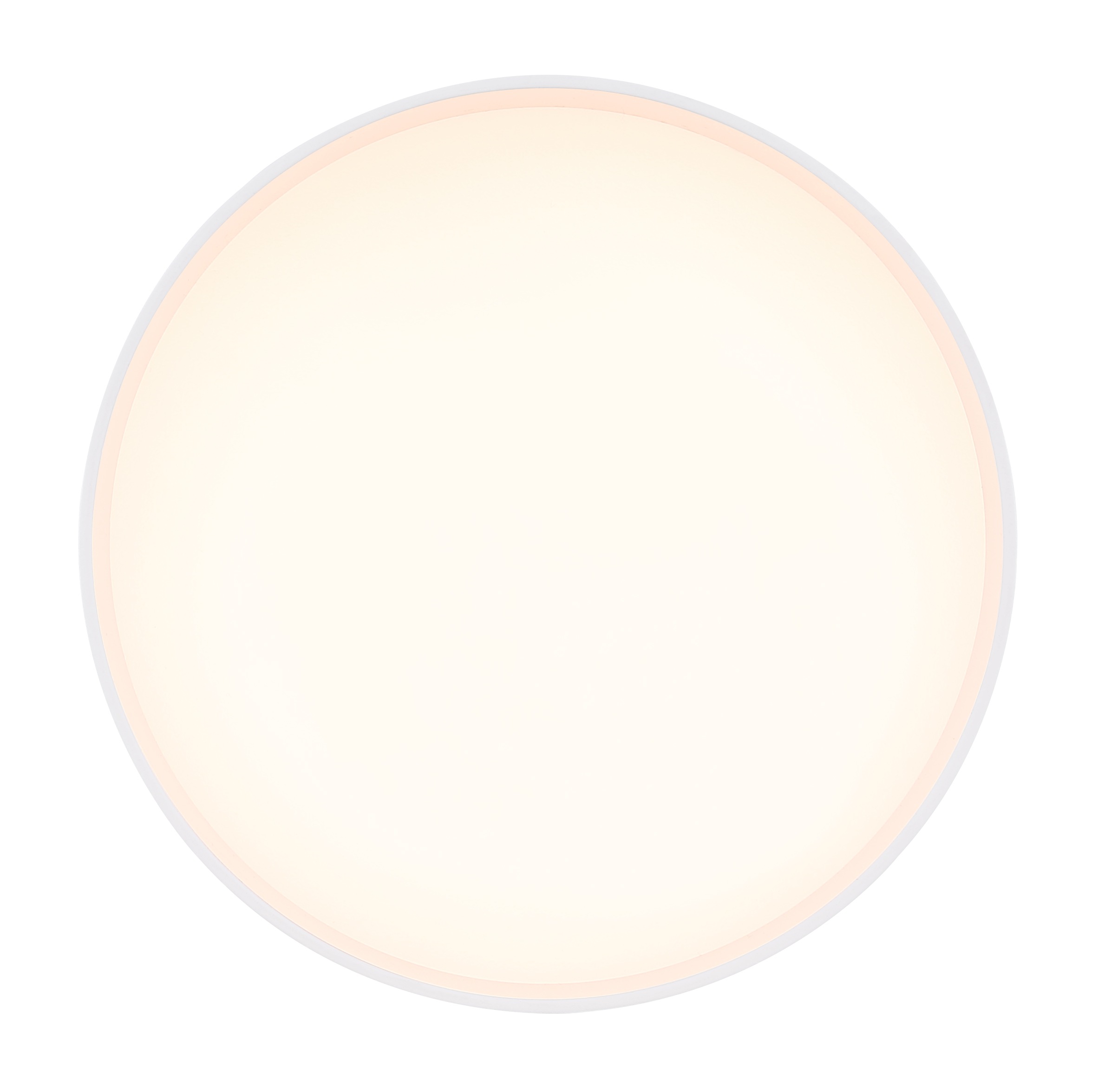 GLOBO LIGHTING Deckenleuchte »JENNY« LED-Modul 1 Stk. Warmweiß Deckenlampe Kunststoff satiniert Hintergrundbeleuchtung 3000K