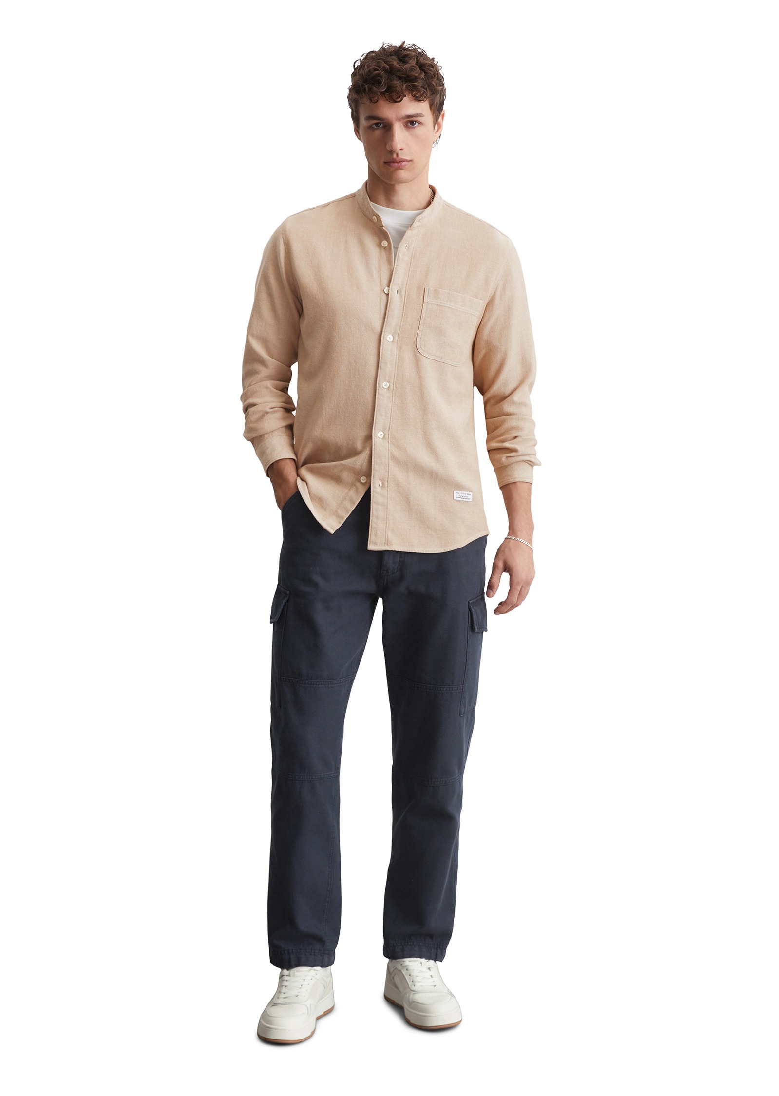 Marc O'Polo DENIM Langarmhemd »aus weichem Bio-Baumwoll-Twill«