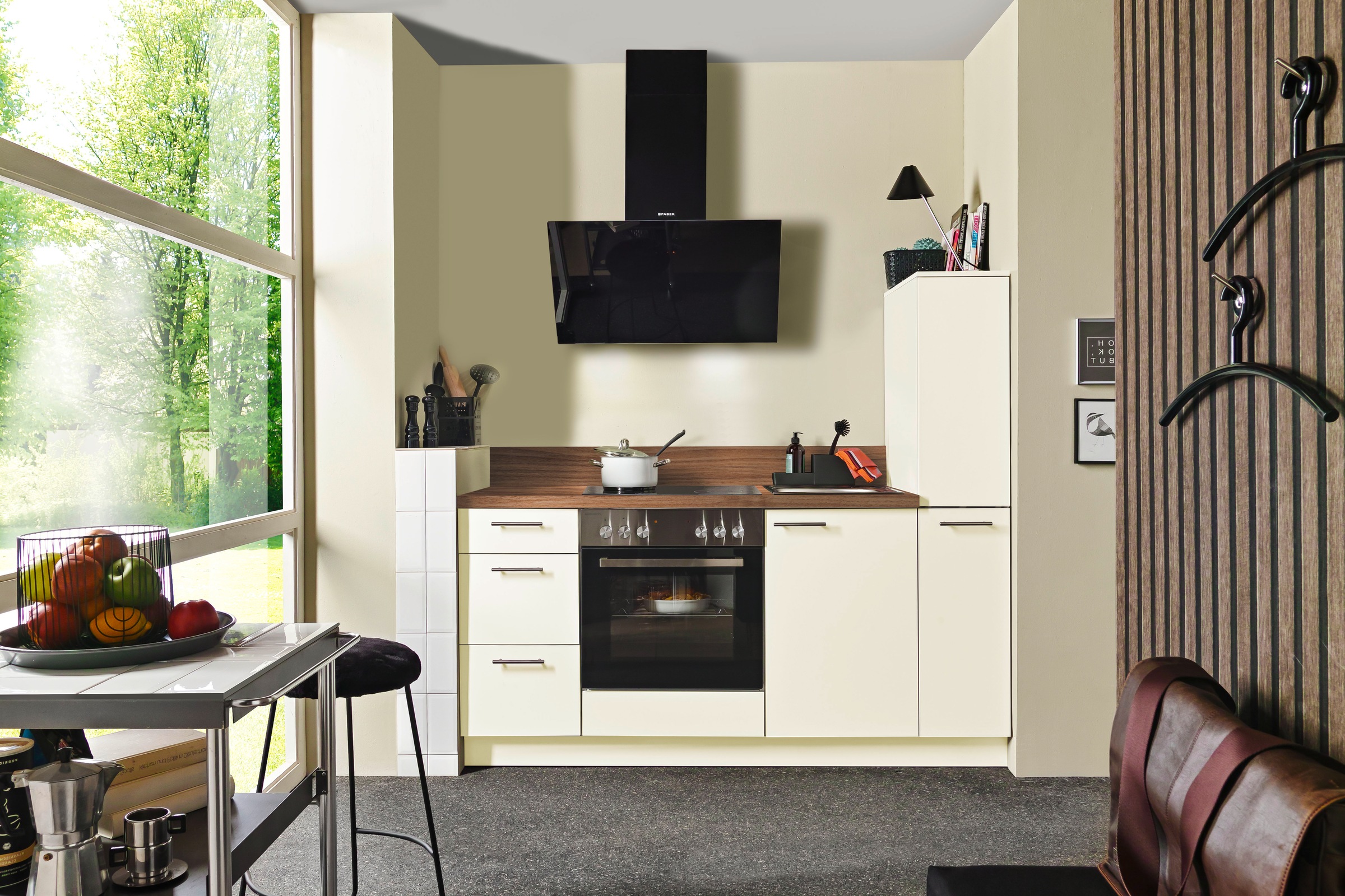 KOCHSTATION Küche "Scafa" vormontiert, wahlweise mit E-Geräten, Stellbreite günstig online kaufen