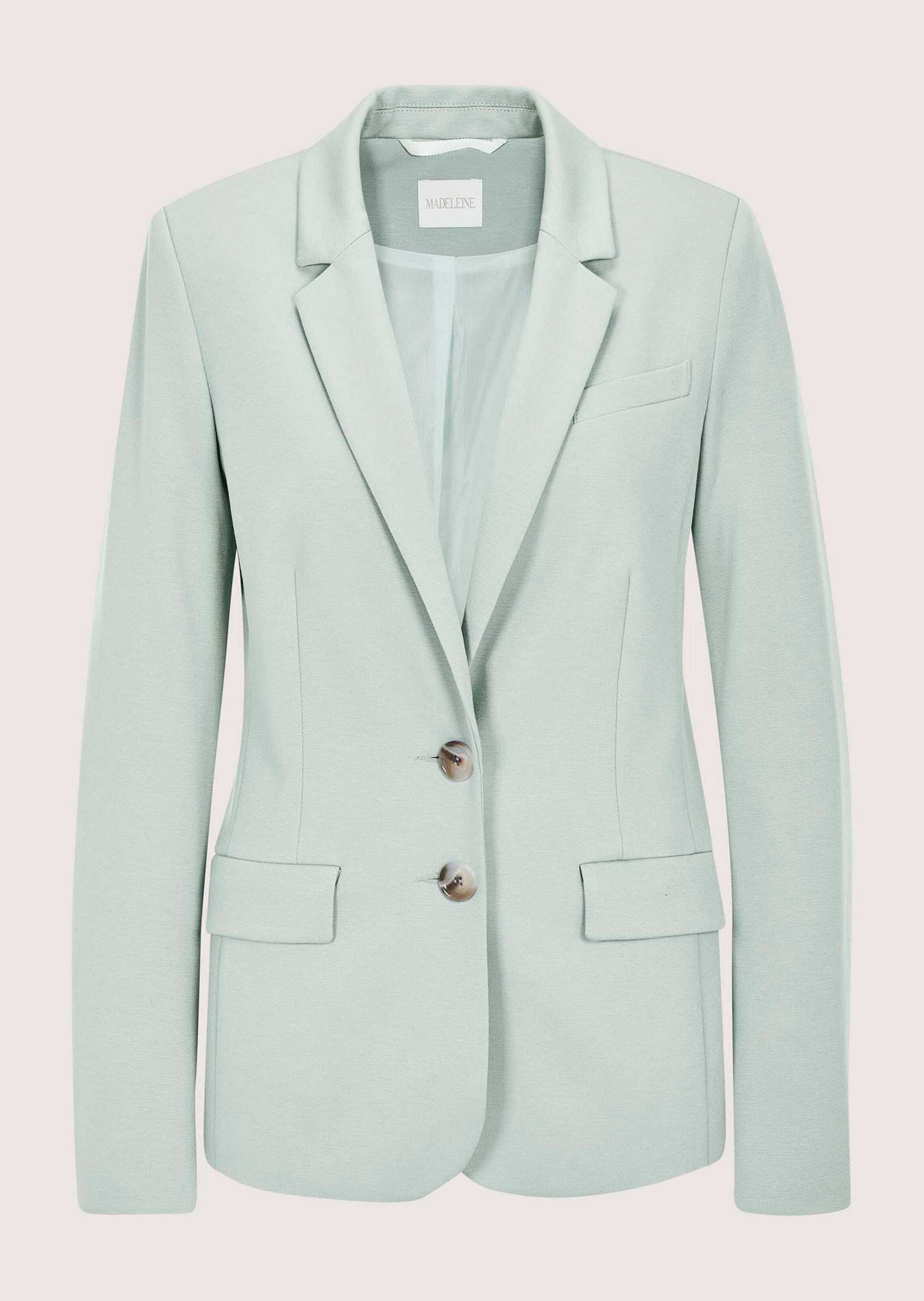 MADELEINE Jackenblazer "Blazer Floraler Jersey-Blazer in langer Form"