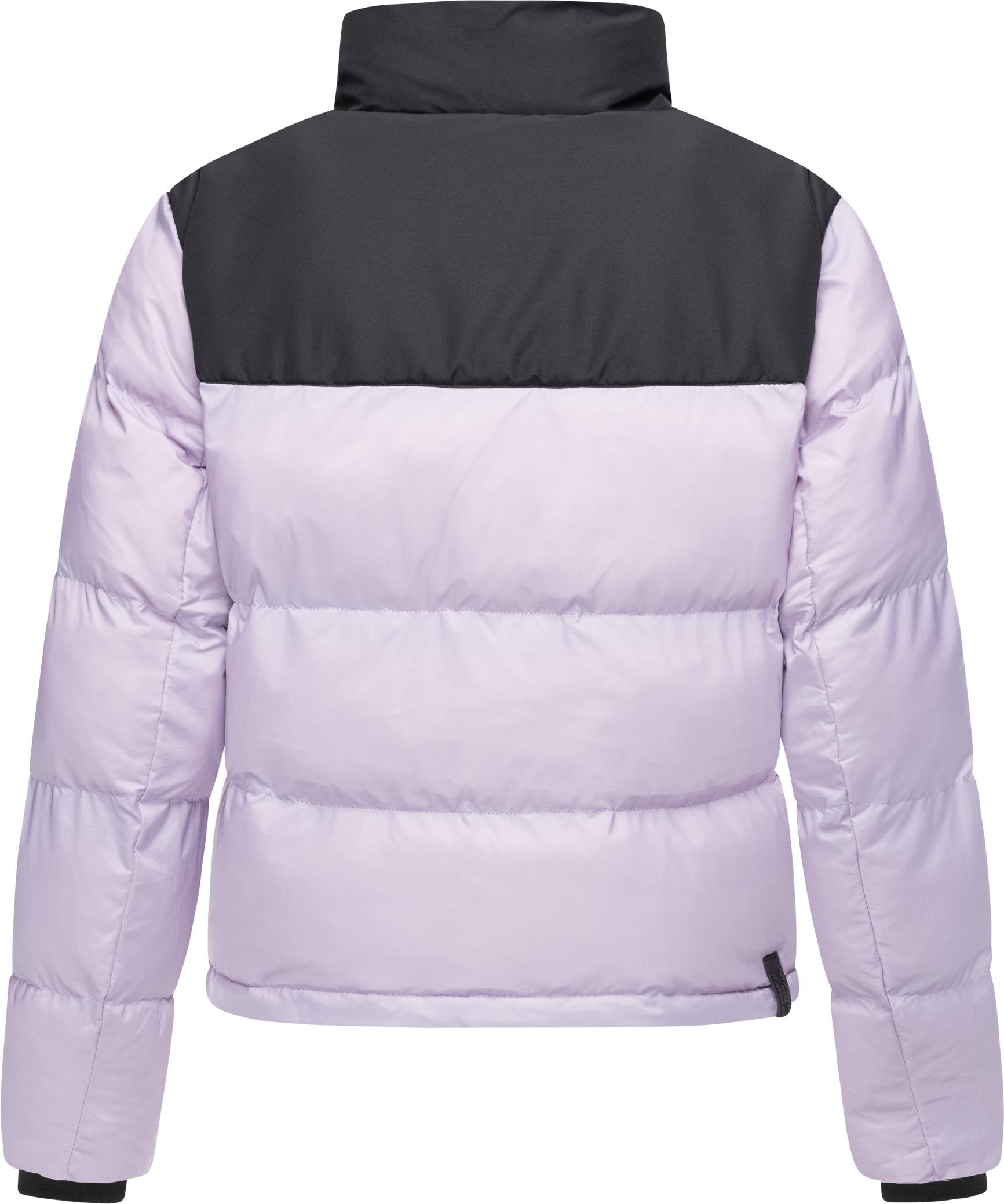 Ragwear Steppjacke »Serah«, ohne Kapuze, stylische Damen Winterjacke im Colourblocking-Design