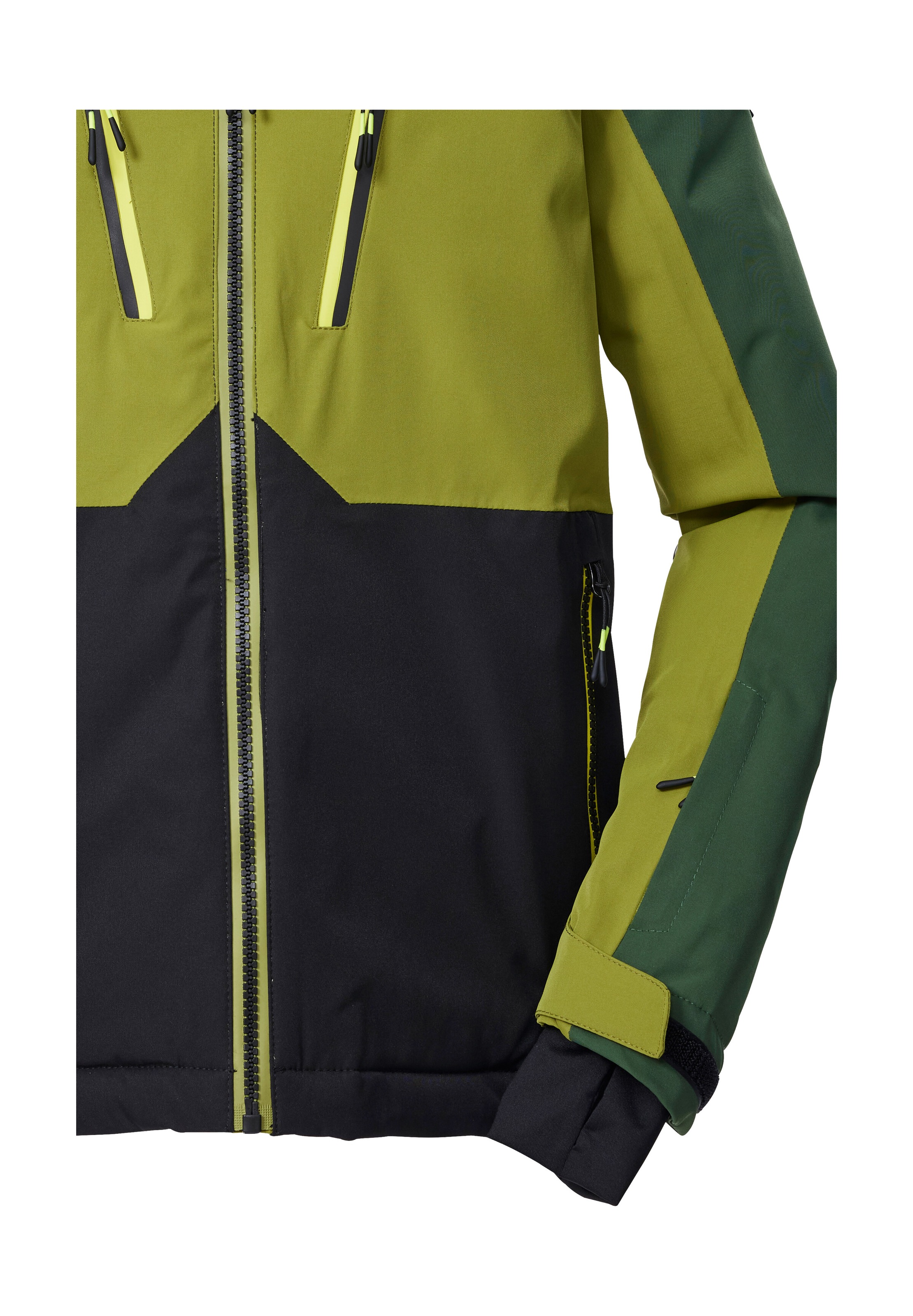 Killtec Skijacke »KSW 190 BYS SKI JCKT«, Killtec Kids Skijacke: wasserdicht, atmungsaktiv, Colourblock Design
