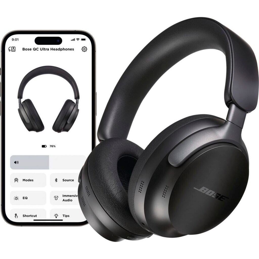 Bose Kopfhörer »QuietComfort Ultra«, Bluetooth, Active Noise Cancelling (ANC)-Freisprechfunktion-Transparenzmodus