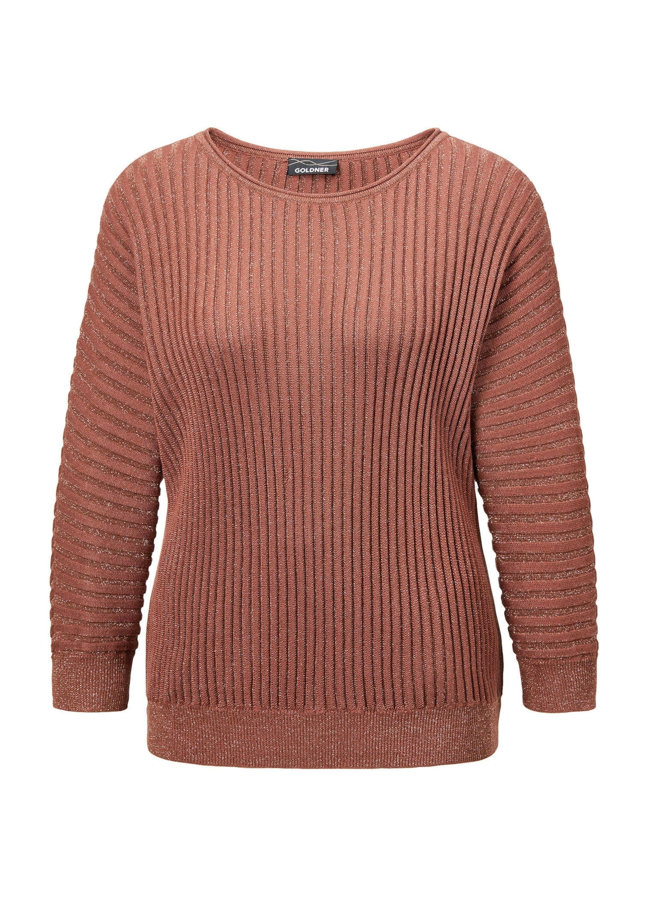 GOLDNER Strickpullover "Rippenpullover mit Fledermausärmeln" Fledermausärme günstig online kaufen