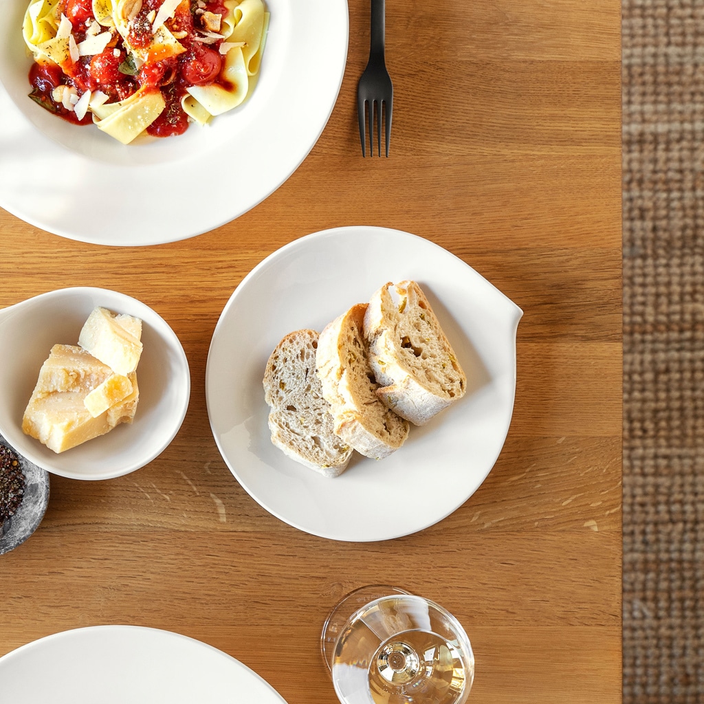 Villeroy & Boch Brotteller »Brotteller Flow ø 17,5 cm 6er Set weiß«