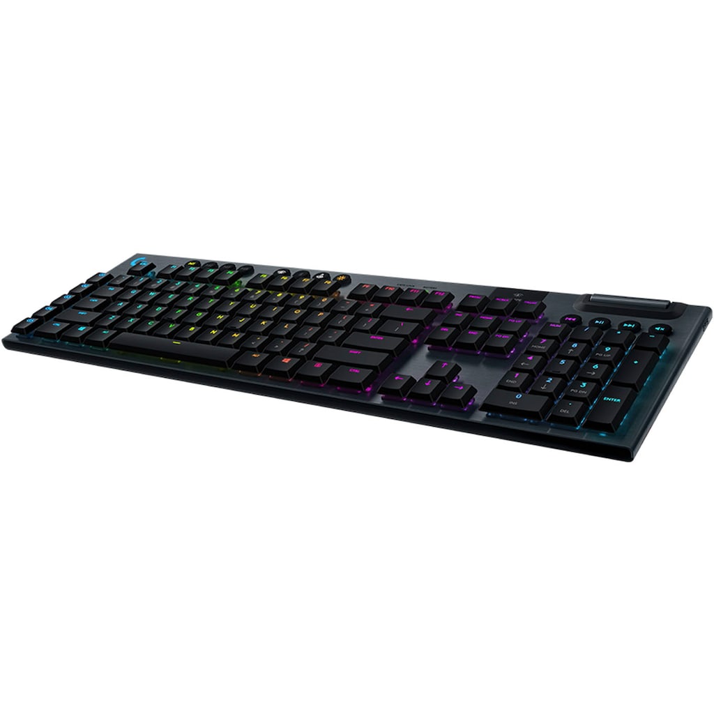 Logitech G Gaming-Tastatur »G915 LIGHTSPEED Wireless RGB«, (USB-Anschluss-Ziffernblock-Multimedia-Tasten)