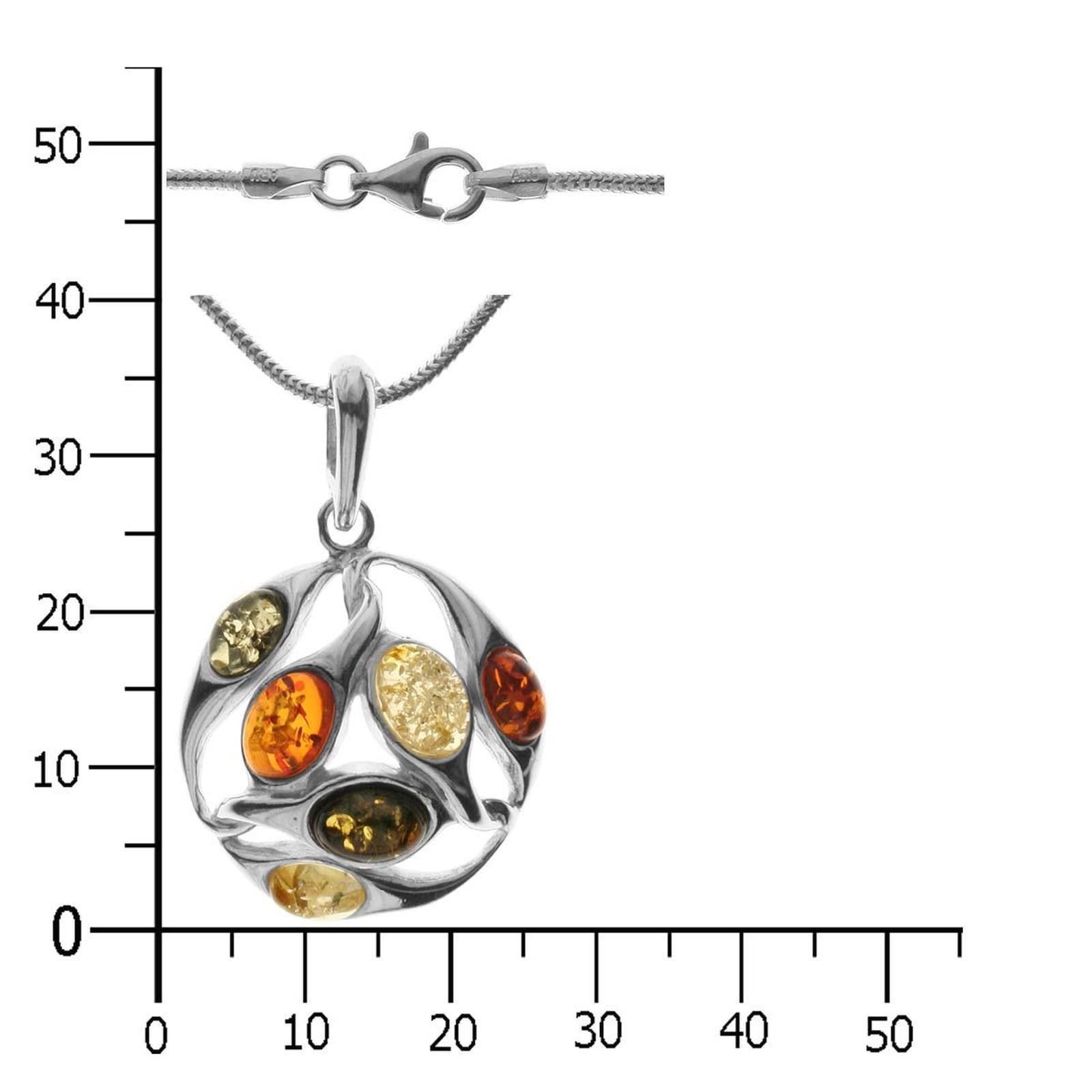 OSTSEE-SCHMUCK Kette mit Anhänger »Ostsee-Schmuck Kette mit Anhänger Stina Kette mit Anhänger Stina«