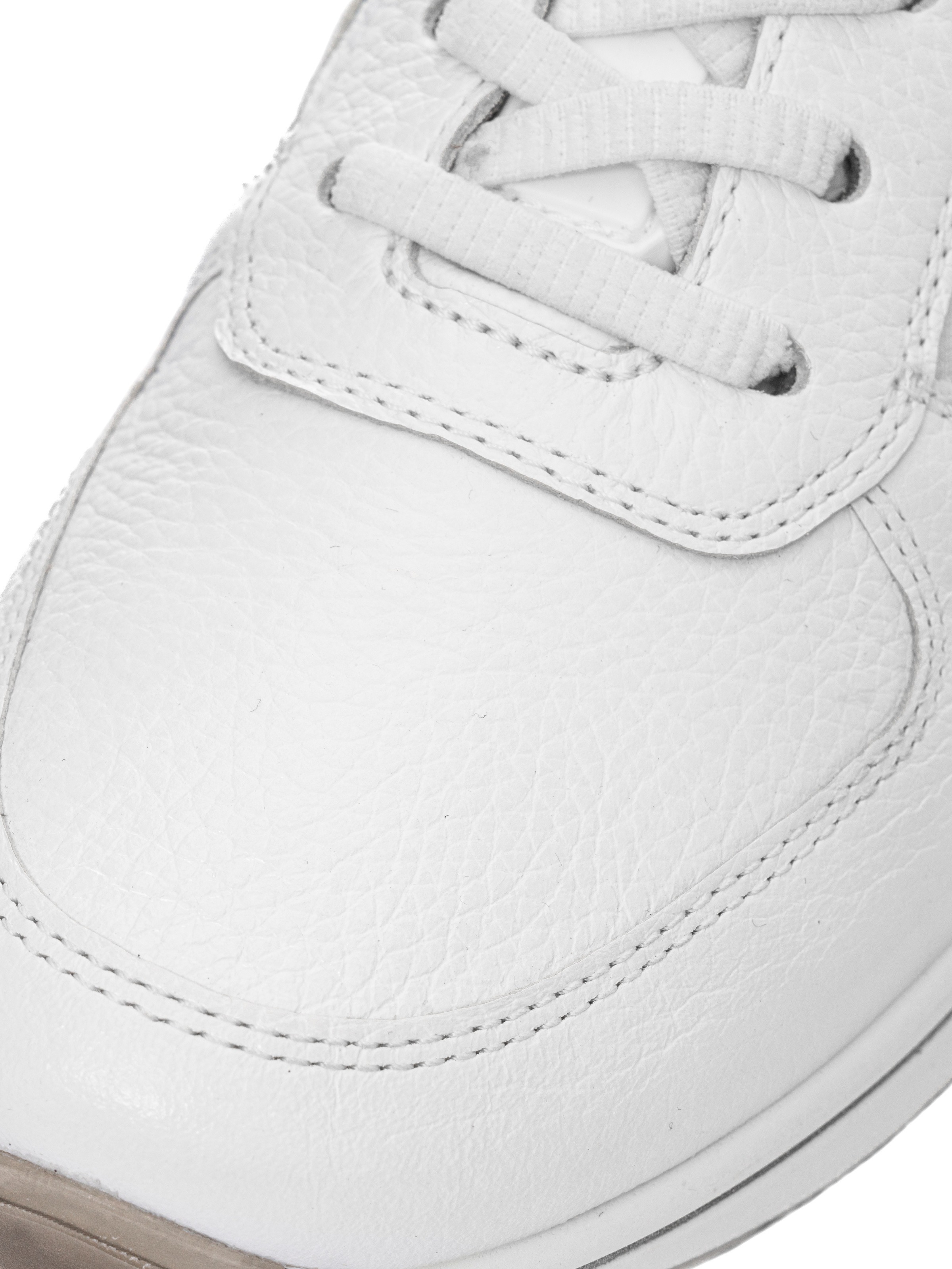 Slip-On Sneaker ARA "OSAKA", Damen, Gr. 5,5 (38,5), silber (weiß, silberfarben), Glattleder, metallic, Schuhe, Keilsneaker, Slipper mit Easy2Go-Einschlupf, H-Weite 3