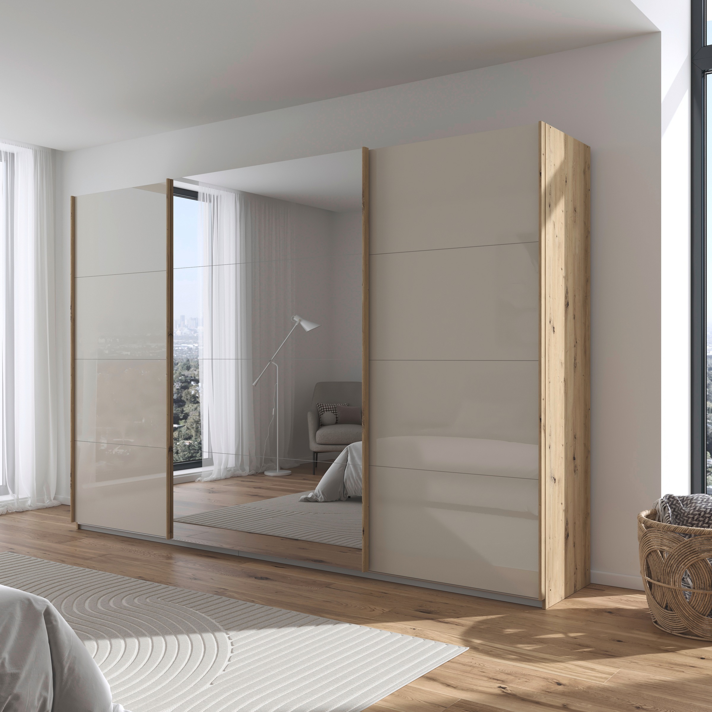 OTTO home Schwebetürenschrank "Kleiderschrank Kleiderschränke Schrank Garde günstig online kaufen