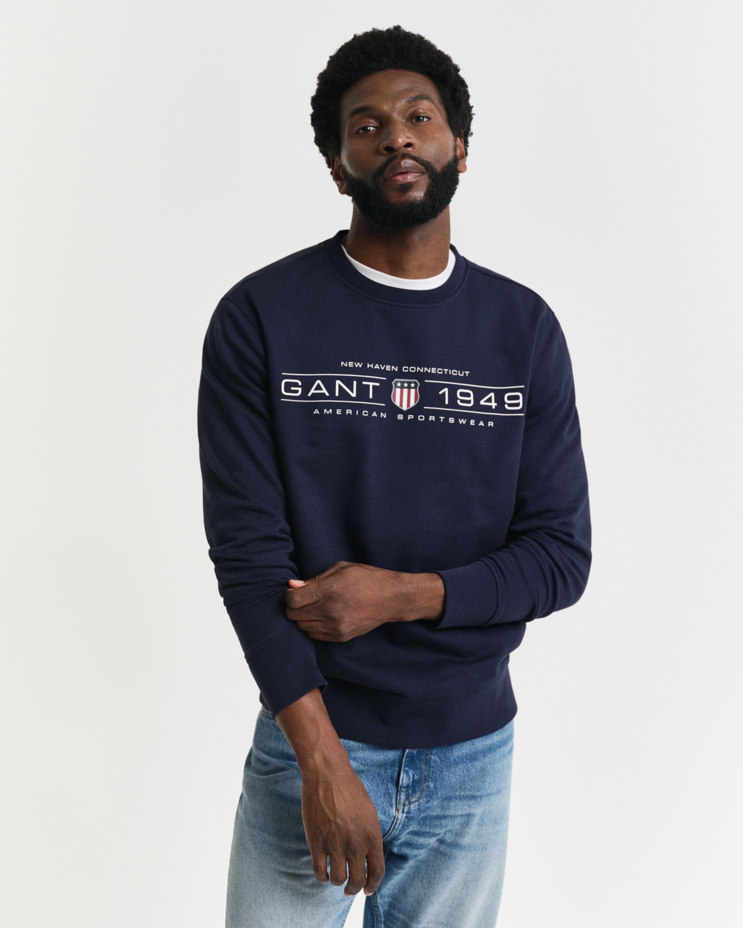 Gant Sweatshirt »GRAPHIC C-NECK SWEAT«