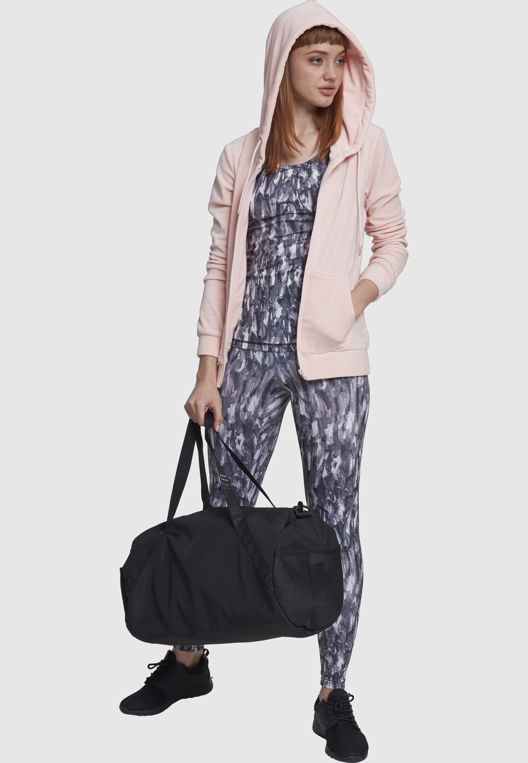 URBAN CLASSICS Muskelshirt »Urban Classics Damen Ladies Active Graphic Top« 1 Stk.