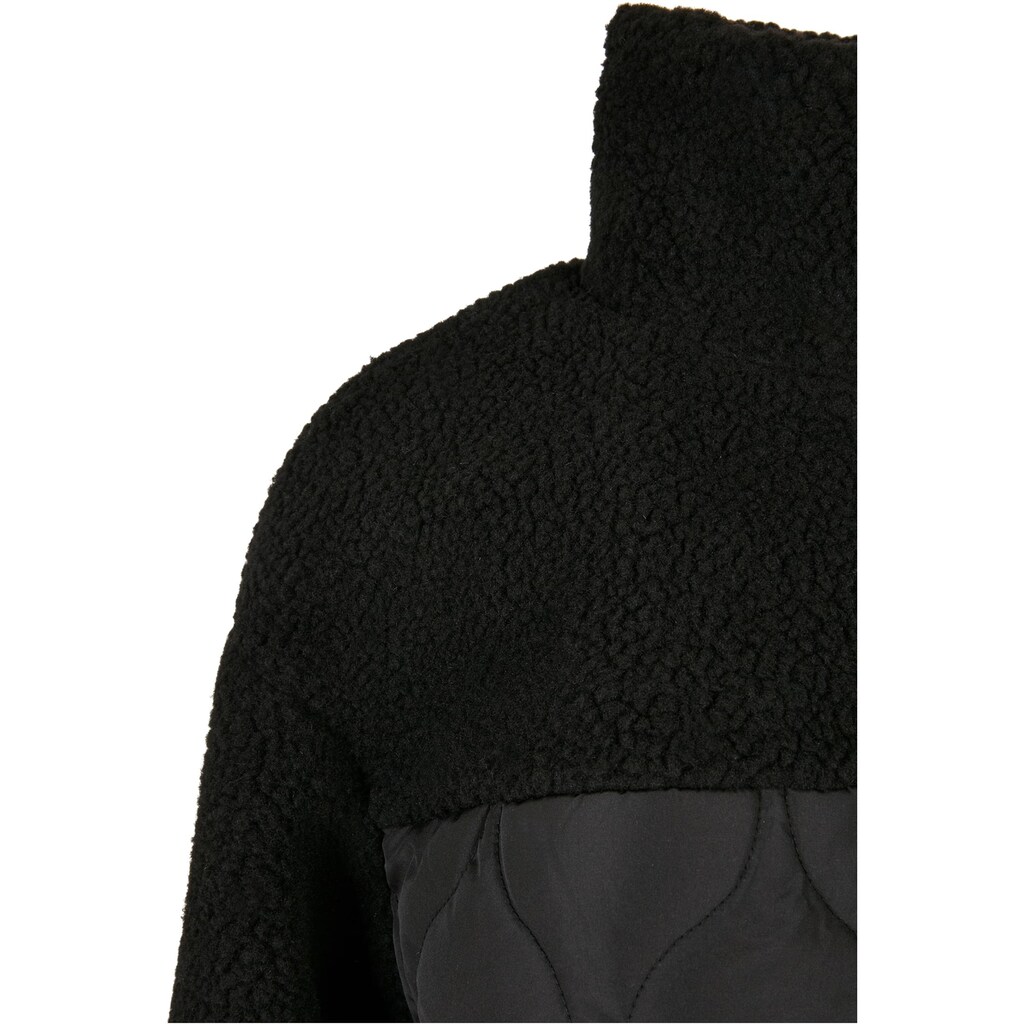 URBAN CLASSICS Winterjacke »Urban Classics Damen Ladies Oversized Sherpa Quilted Coat«, (1 St.), ohne Kapuze
