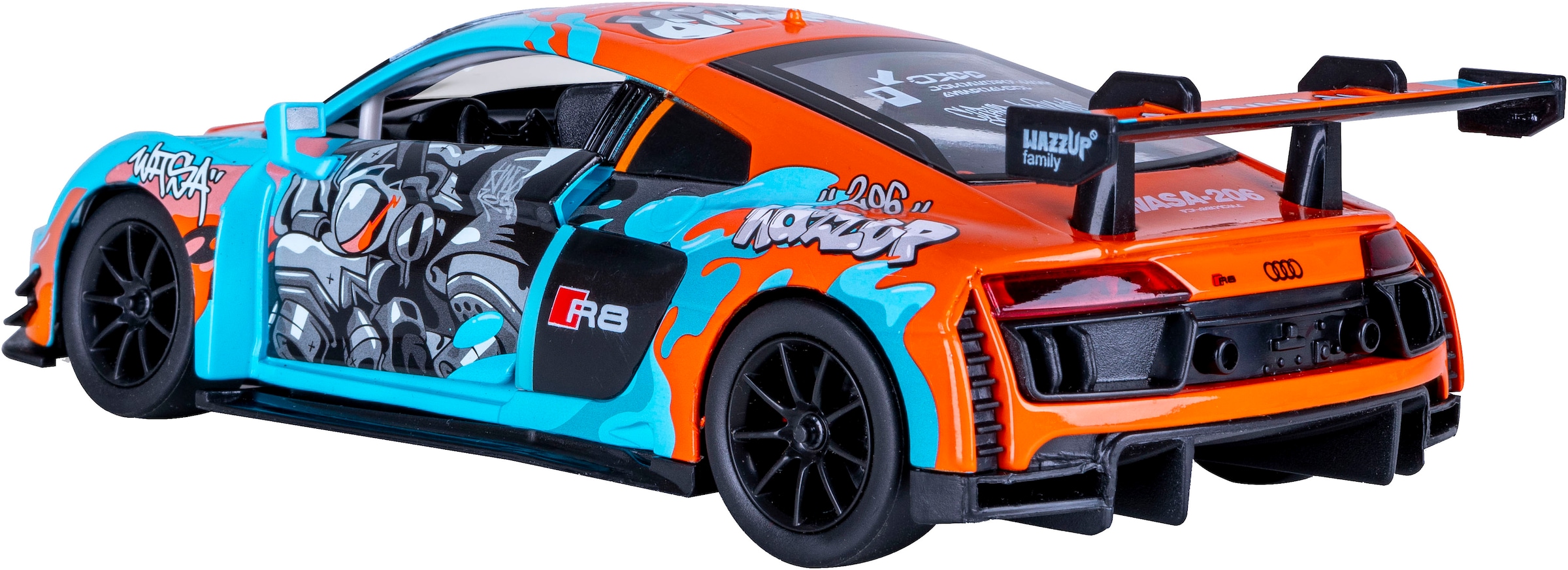 Jamara Spielzeug-Auto »Diecast, Audi R8 LMS blau inklusive Batterien« LED Licht; Maßstab 1:24