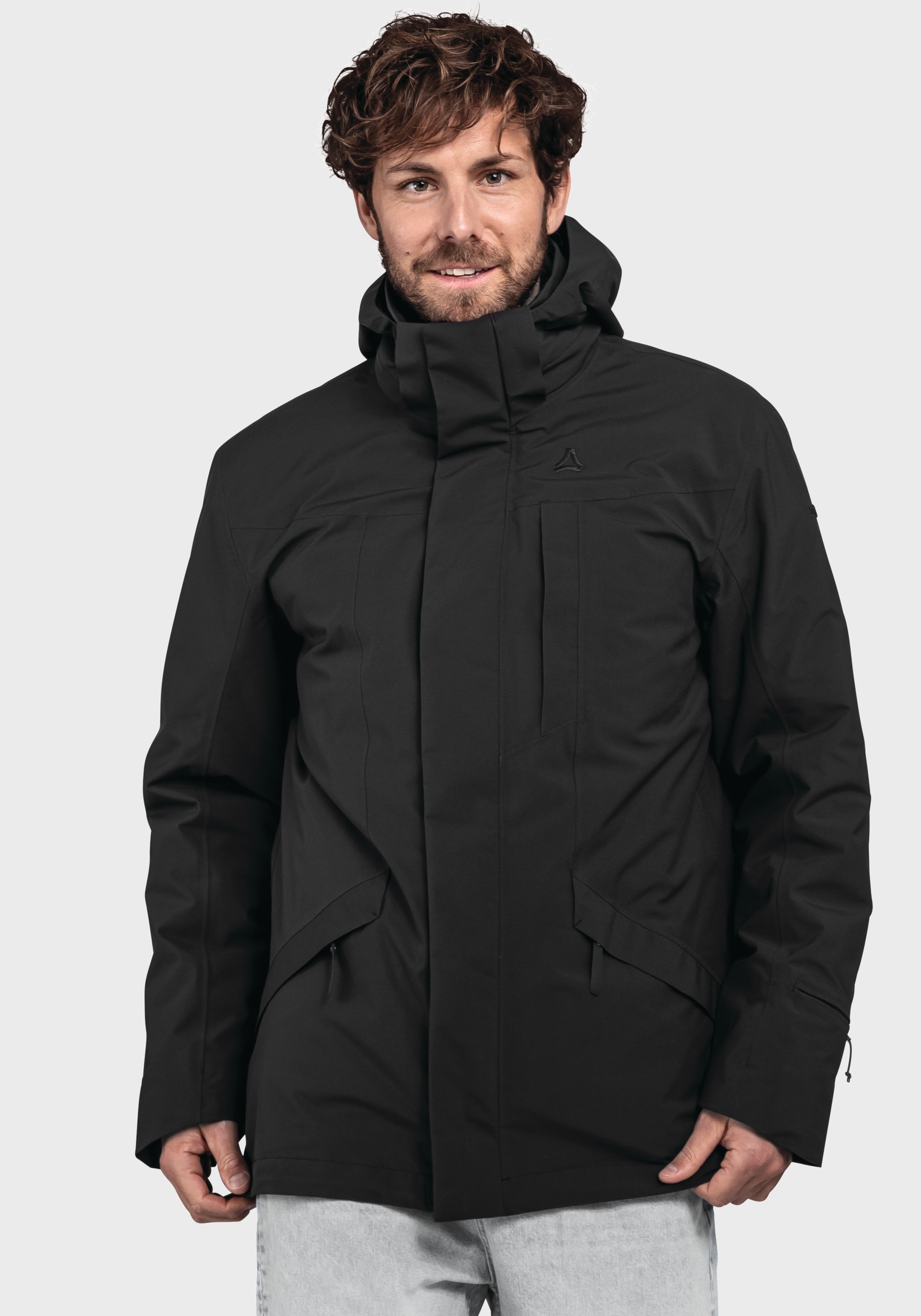 Schöffel Doppeljacke "3in1 Parka Style Borkol MNS" mit Kapuze