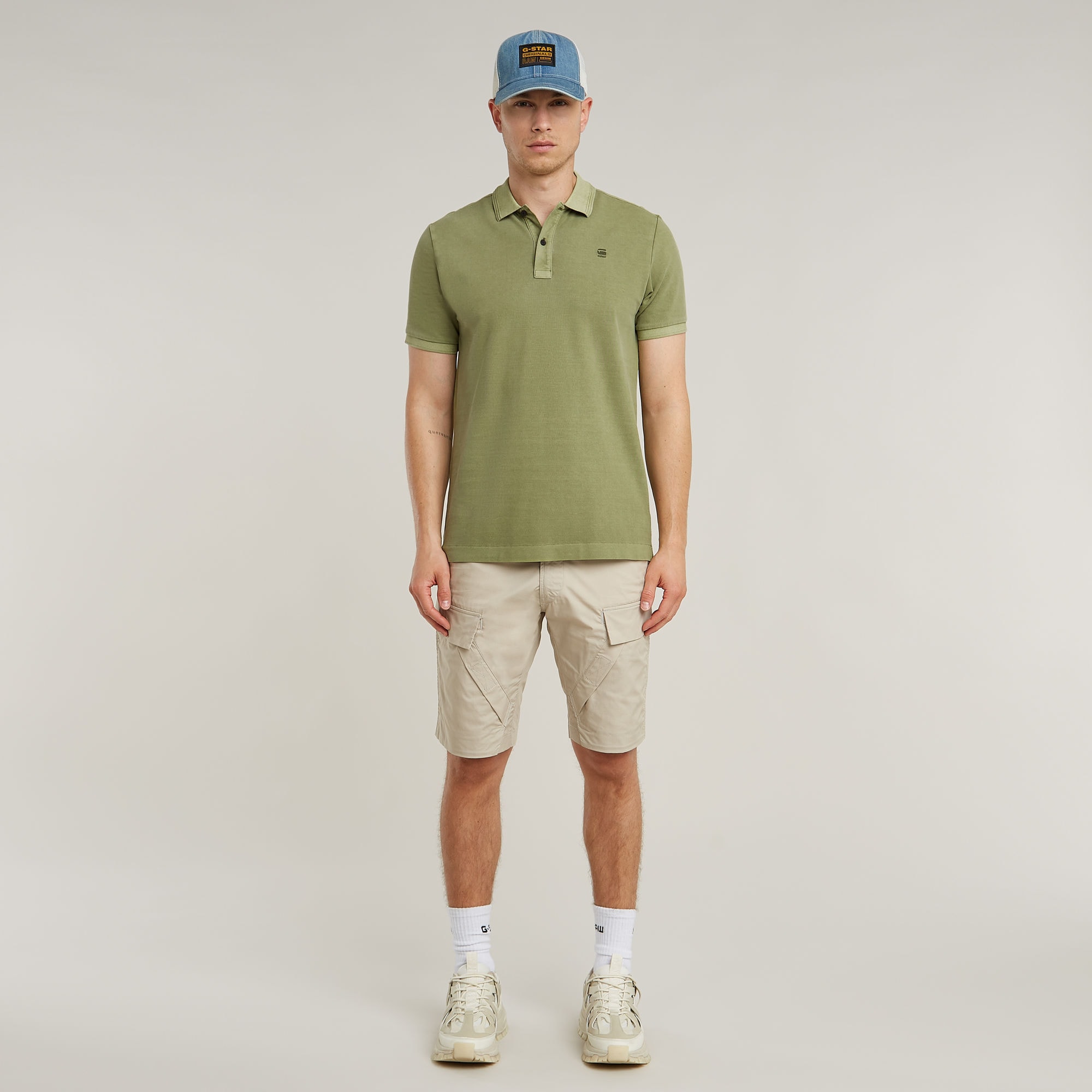G-STAR Poloshirt »Dunda slim fit«, Logoprägung auf der Brust