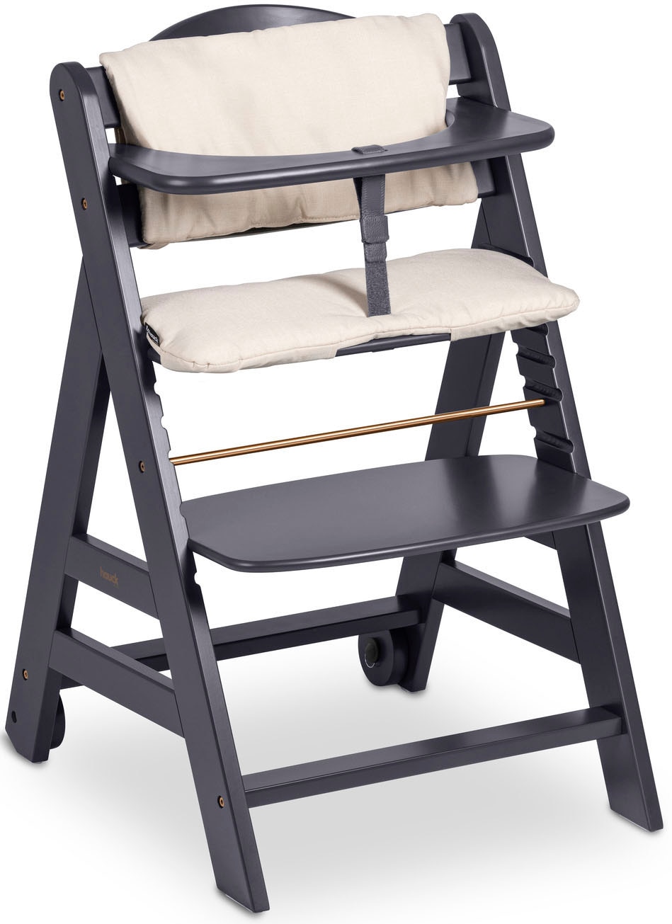 Hauck Hochstuhl "Beta+" () mit Holzrädern; FSC - schützt Wald günstig online kaufen