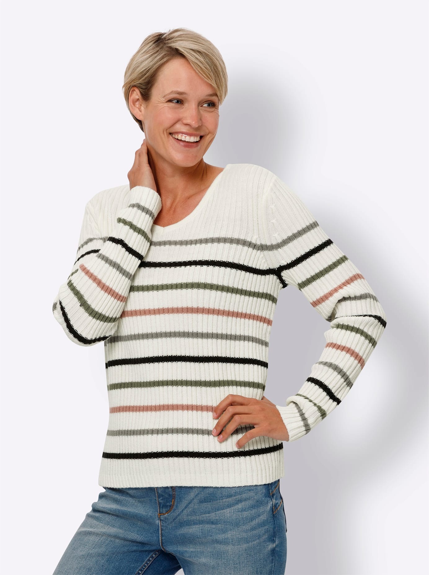 Classic Basics V-Ausschnitt-Pullover "V-Pullover" günstig online kaufen