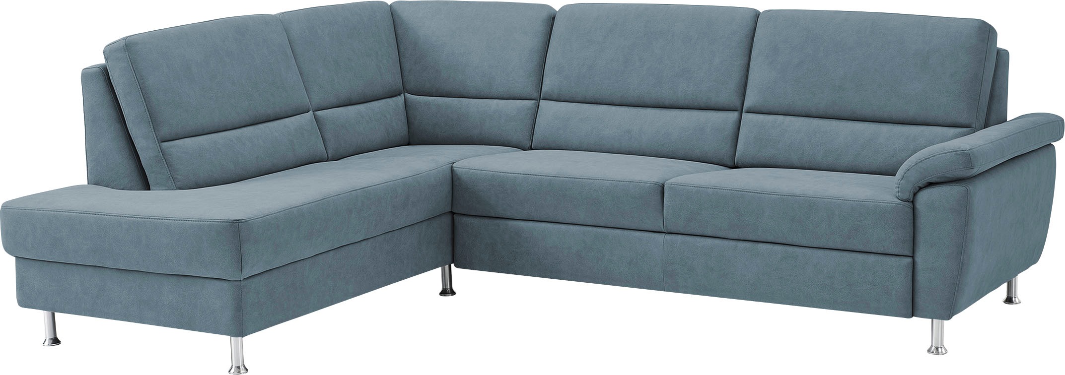 CALIZZA INTERIORS Ecksofa »Onyx L-Form«, Ottomane links oder rechts, wahlweise mit Bettfunktion, Breite 257 cm