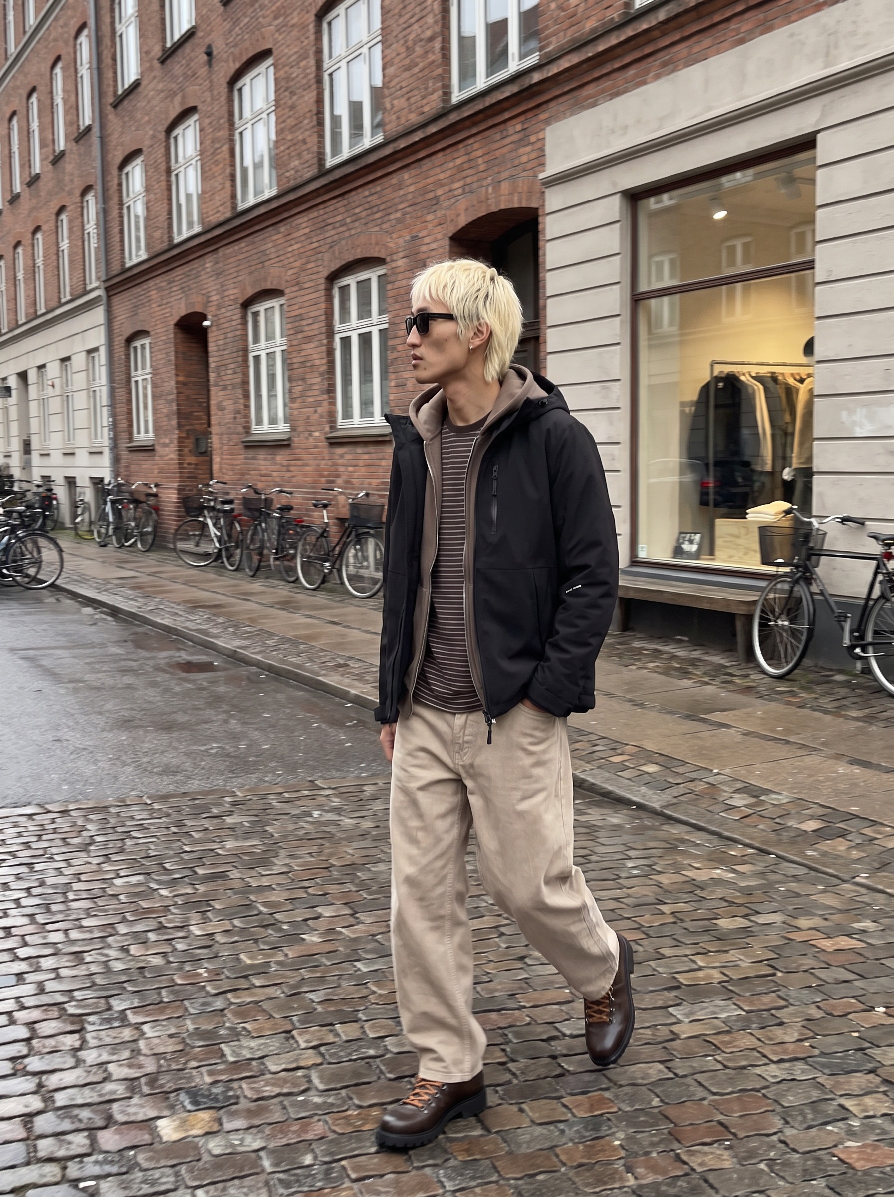 Jack & Jones Funktionsjacke »JCOLEGACY TECHNICAL SHELL JACKET SN« mit Kapuze Kunstfaser, wind- und wasserabweisend