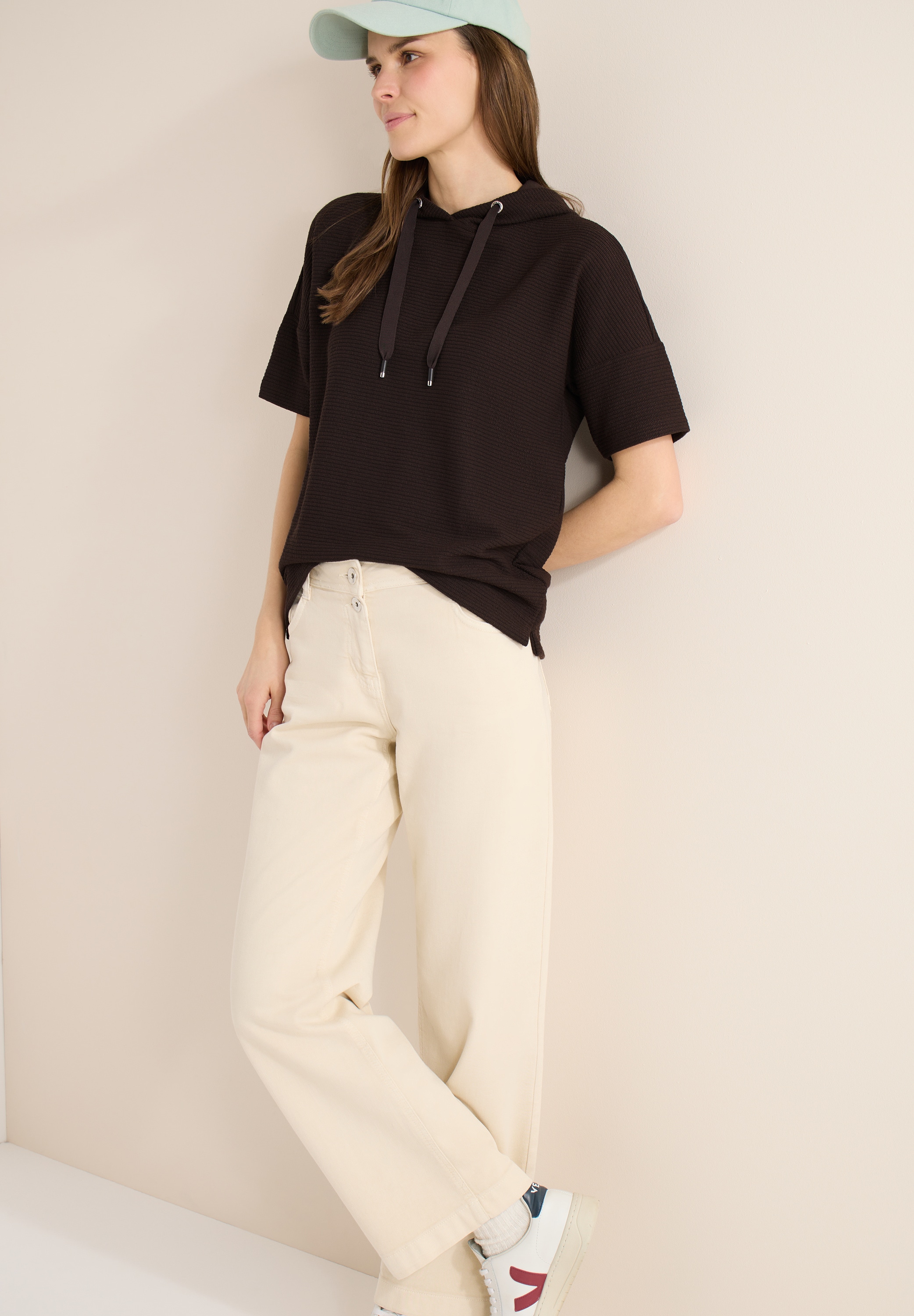 Cecil Kapuzenshirt mit Struktur günstig online kaufen