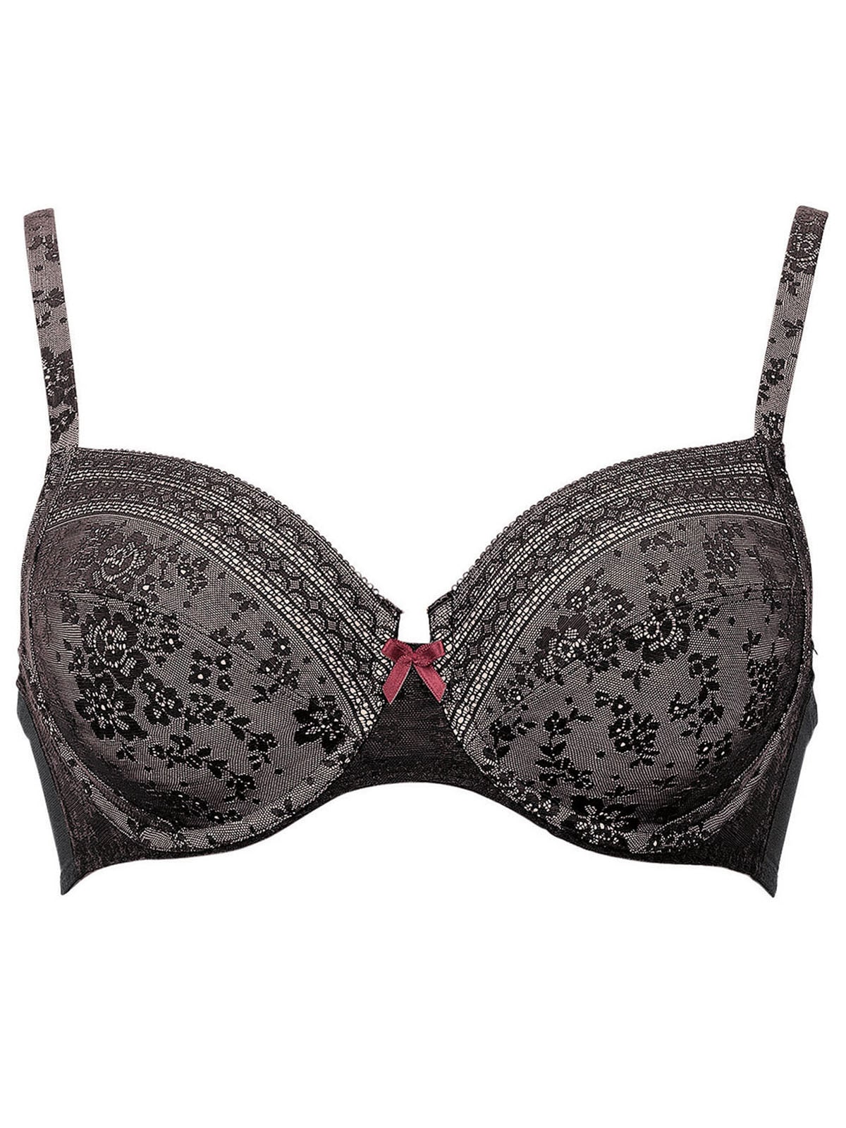 Rosa Faia Bügel-BH "Fleur", florale, flache und weiche Spitze, angenehmer H günstig online kaufen