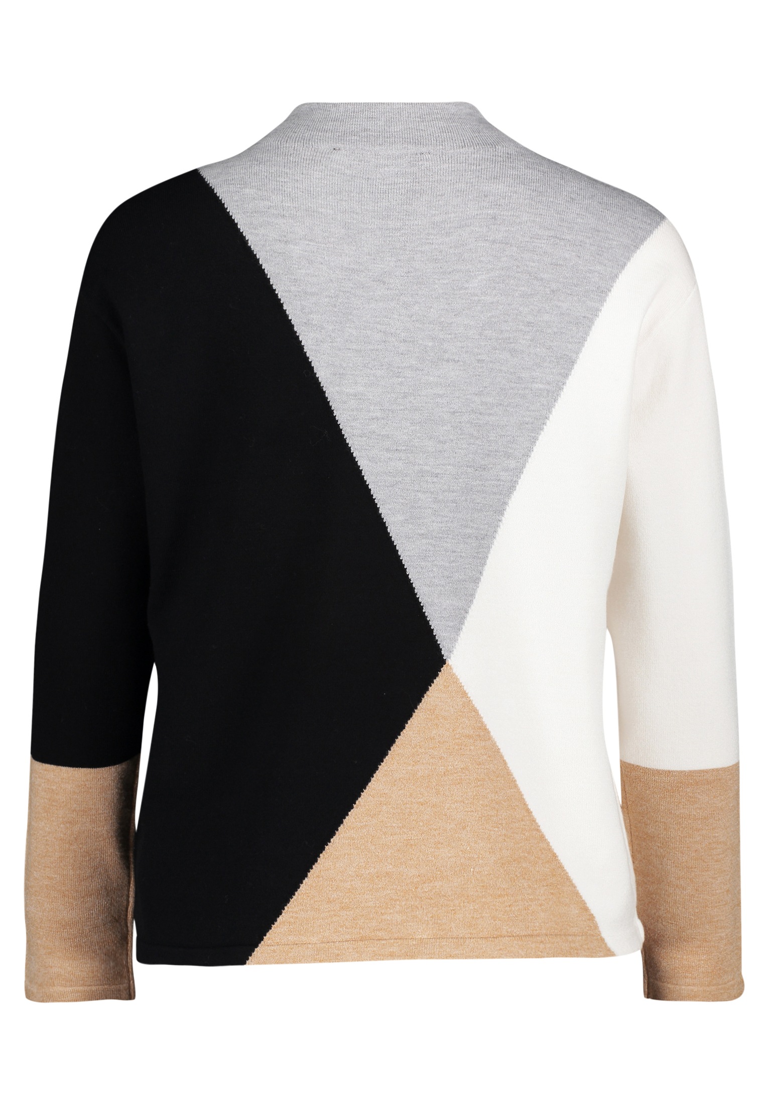 Betty Barclay Strickpullover »Betty Barclay Feinstrickpullover mit Kragen«, (1 tlg.), Color Blocking