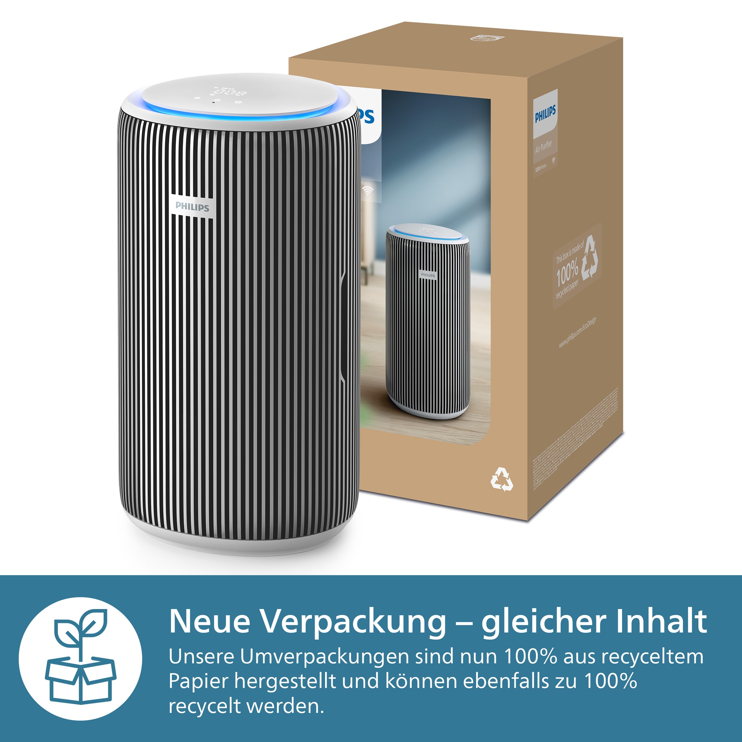 Philips Luftreiniger "AC3220/10 PureProtect 3200 Series, Luftreinigungsrate günstig online kaufen