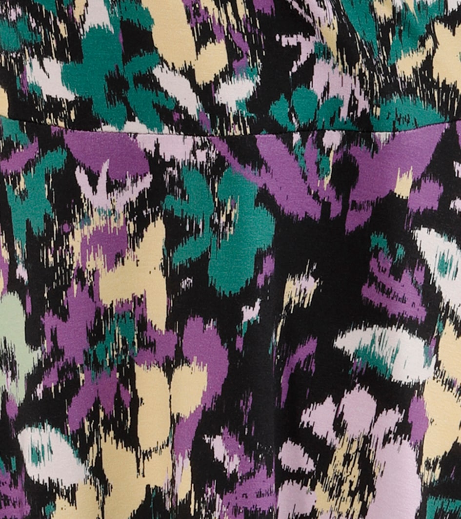 Aniston CASUAL Sommerkleid, mit malerischem Blumendruck - jedes Teil ein Unikat - NEUE KOLLEKTION