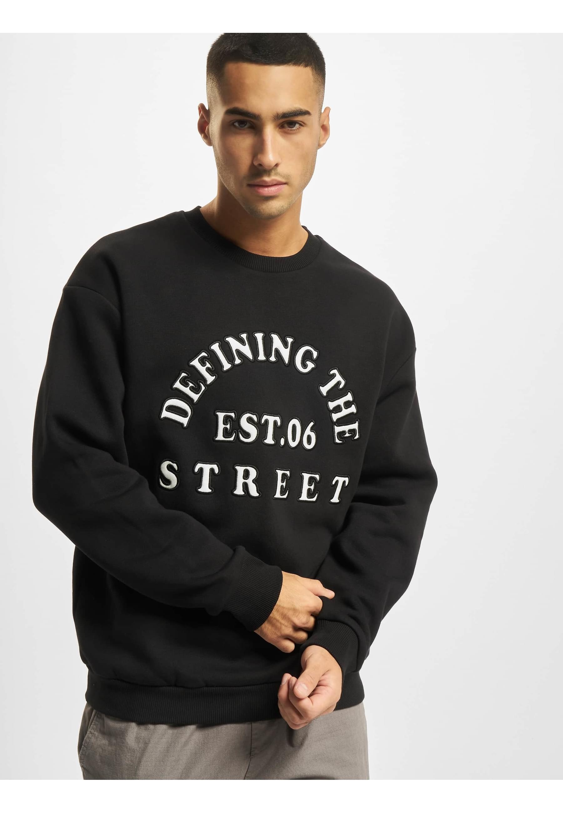 DEF Rundhalspullover »DEF Herren Defining Crewneck DFCN136«, (1 tlg.)