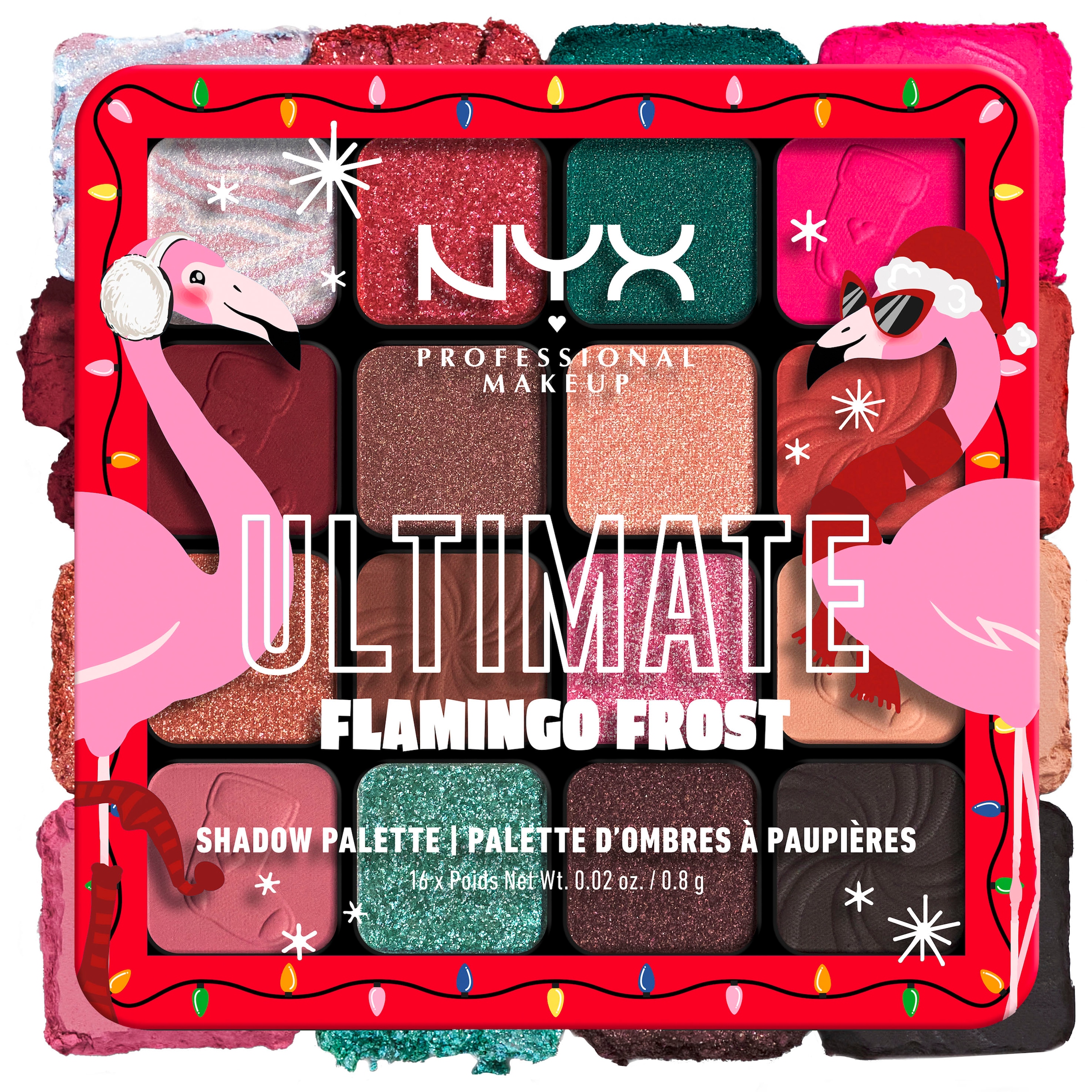 NYX Lidschatten-Palette »NYX Professional Makeup Ultimate Shadow Palette 16-Pan«, mit hochpigmentierter Farbe