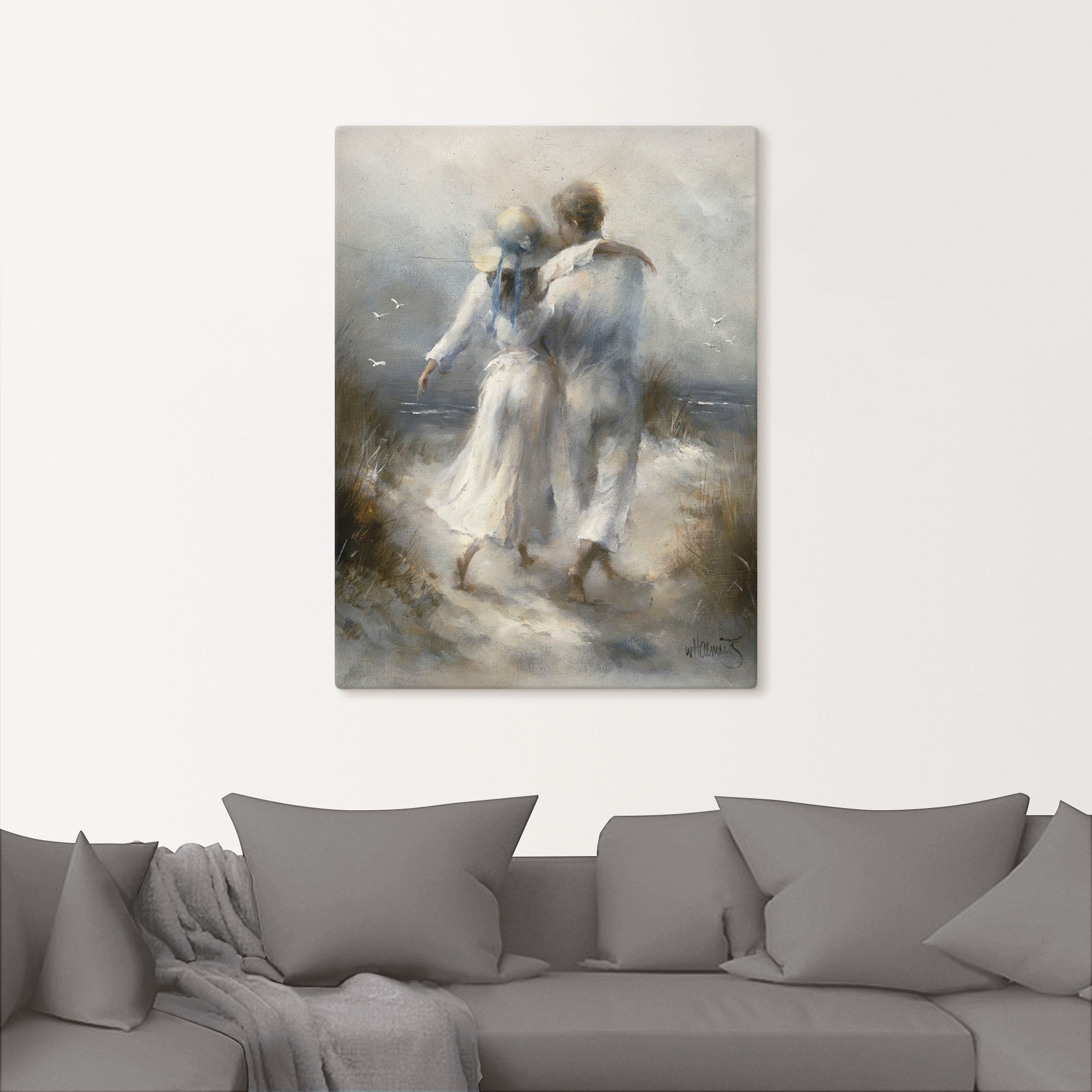 Artland Wandbild »Romantik«, Paar, (1 St.), als Leinwandbild, Poster, Wandaufkleber in verschied. Größen